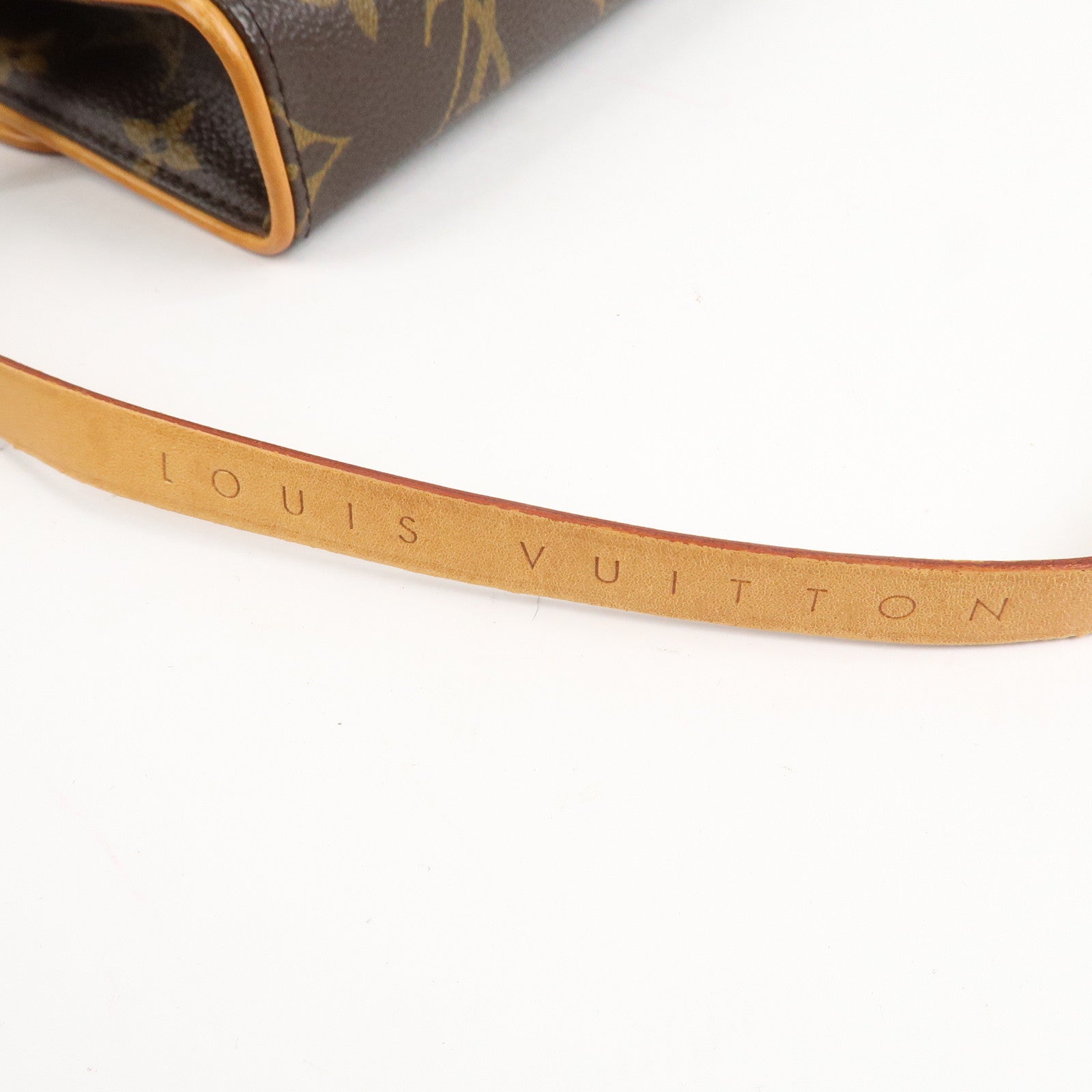 Louis Vuitton Monogram Pochette Florentine Waist Bag Belt XS M51855 Used