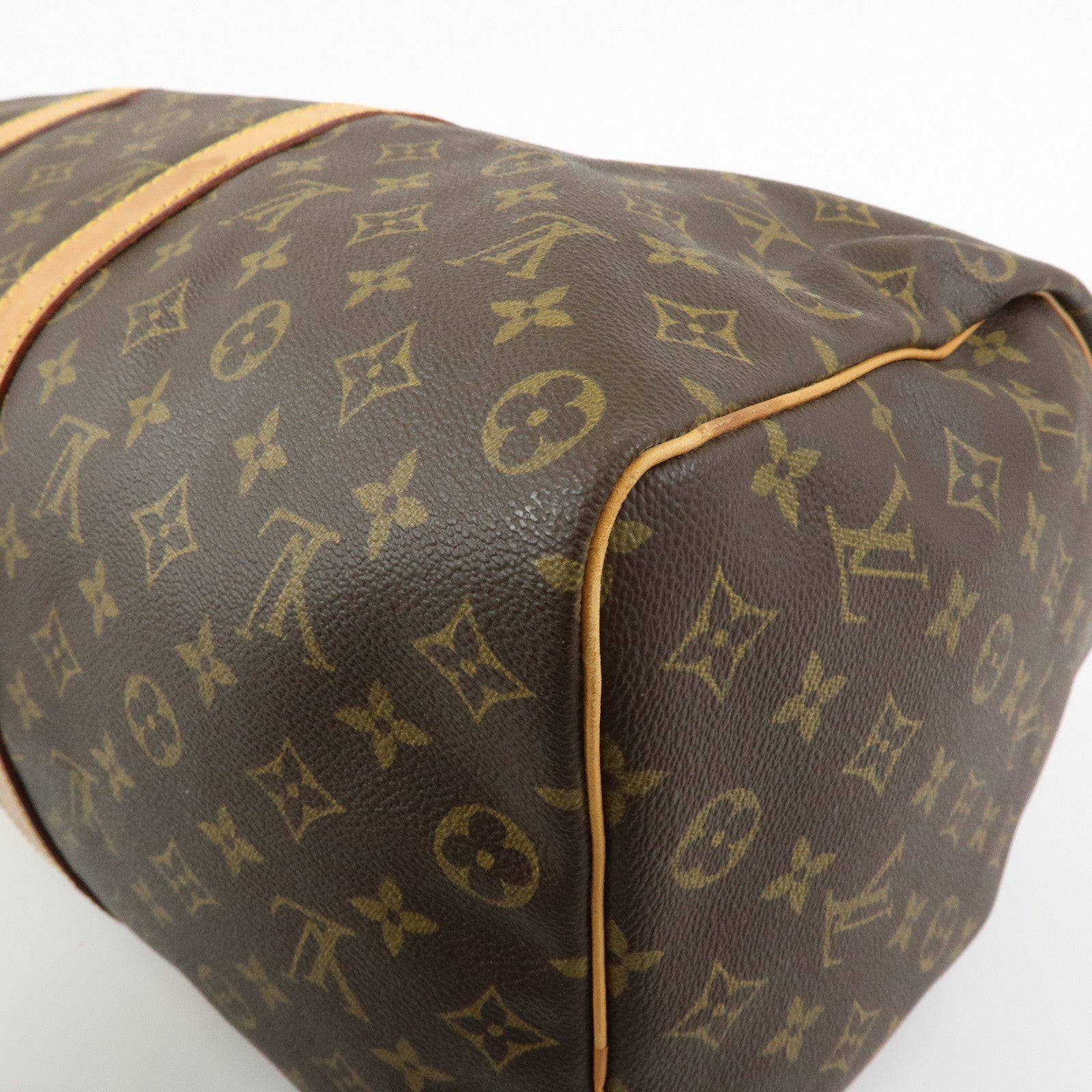 Louis Vuitton Monogram Keep All 50 Boston Bag Hand Bag Brown M41426