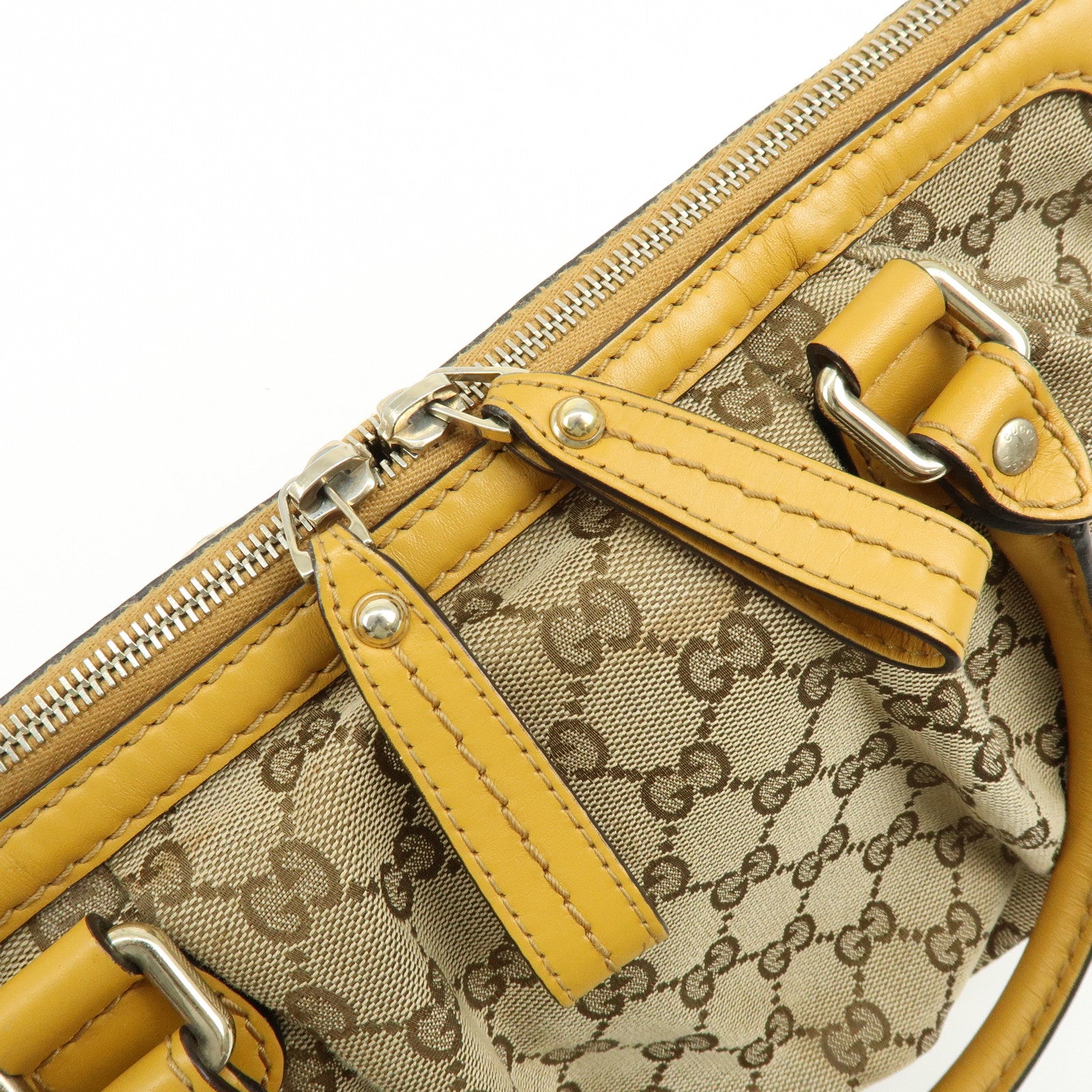 GUCCI Sukey Interlocking GG Canvas Leather 2Way Shoulder Bag 247902