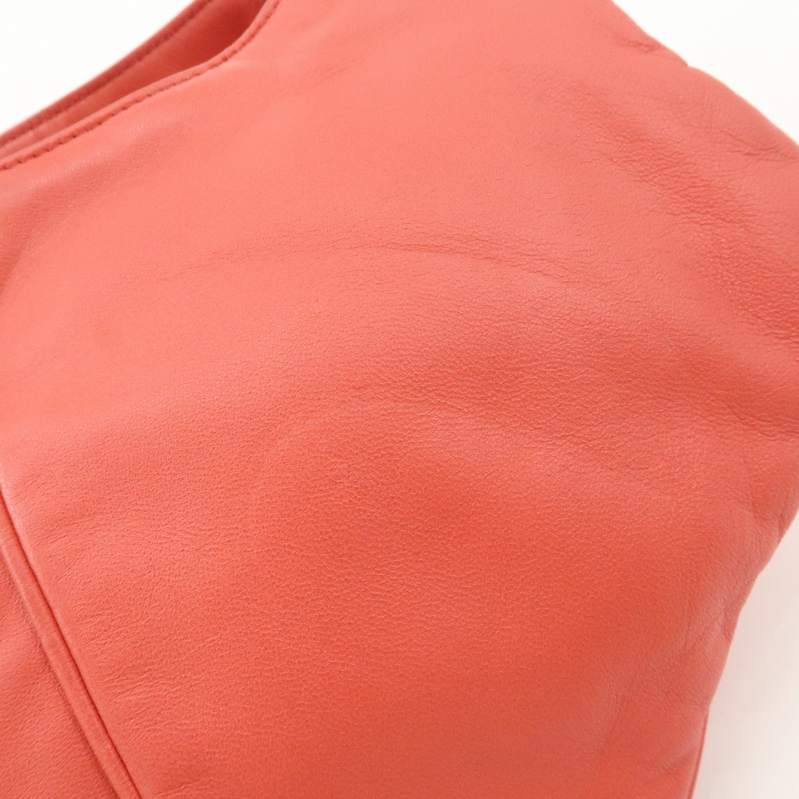 LOEWE Anagram Leather Shoulder Bag Hand Bag Pink Used