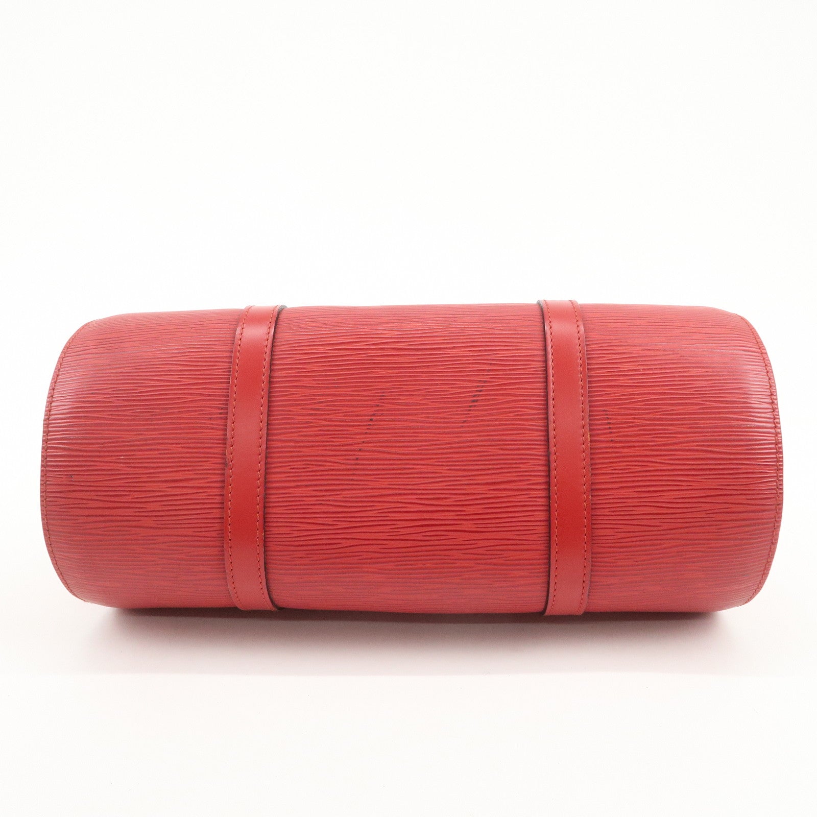 Louis Vuitton Epi Soufflot Hand Bag Castillian Red M52227