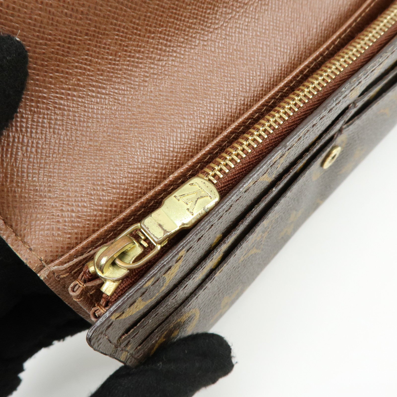 Louis Vuitton Monogram Portefeuille Sarah Long Wallet Brown M61734