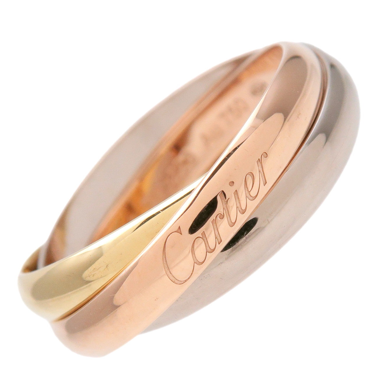 Cartier Trinity Ring SM K18 750YG/WG/PG #50 US5.5 EU50 HK12
