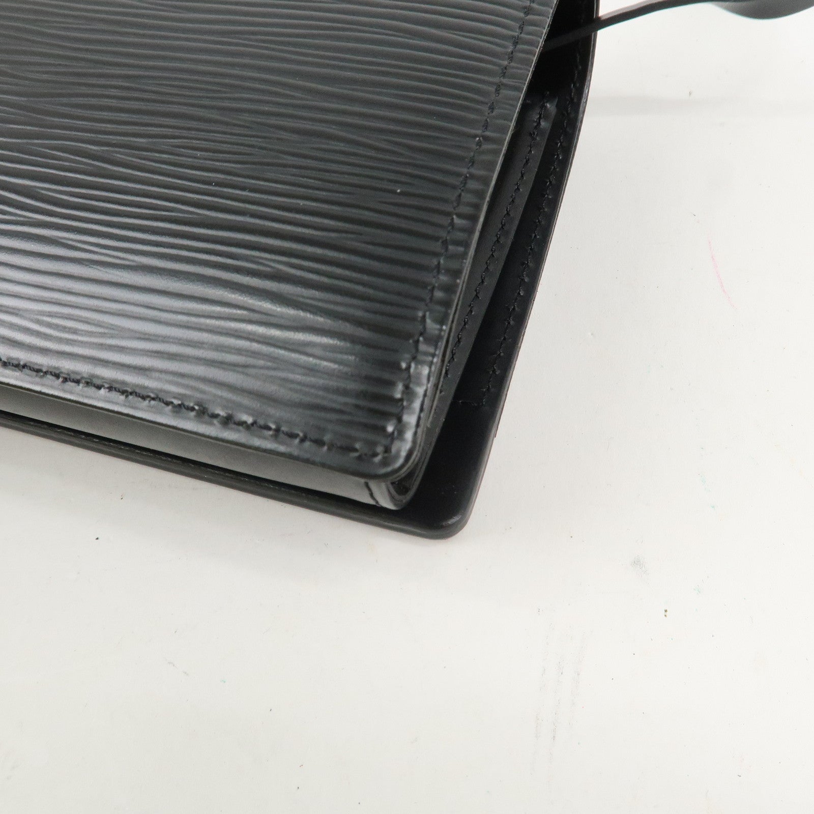 Louis Vuitton Epi Honfleur Shoulder Bag Hand Bag Noir M52732 Used