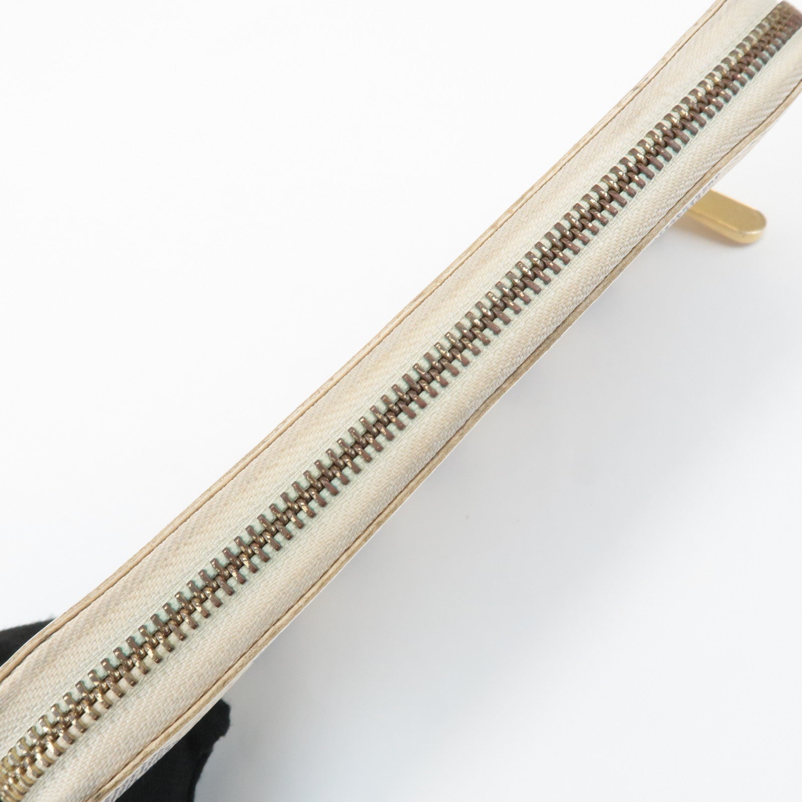 Louis Vuitton Damier Azur Round Zippy Wallet Long Wallet N60019 Used