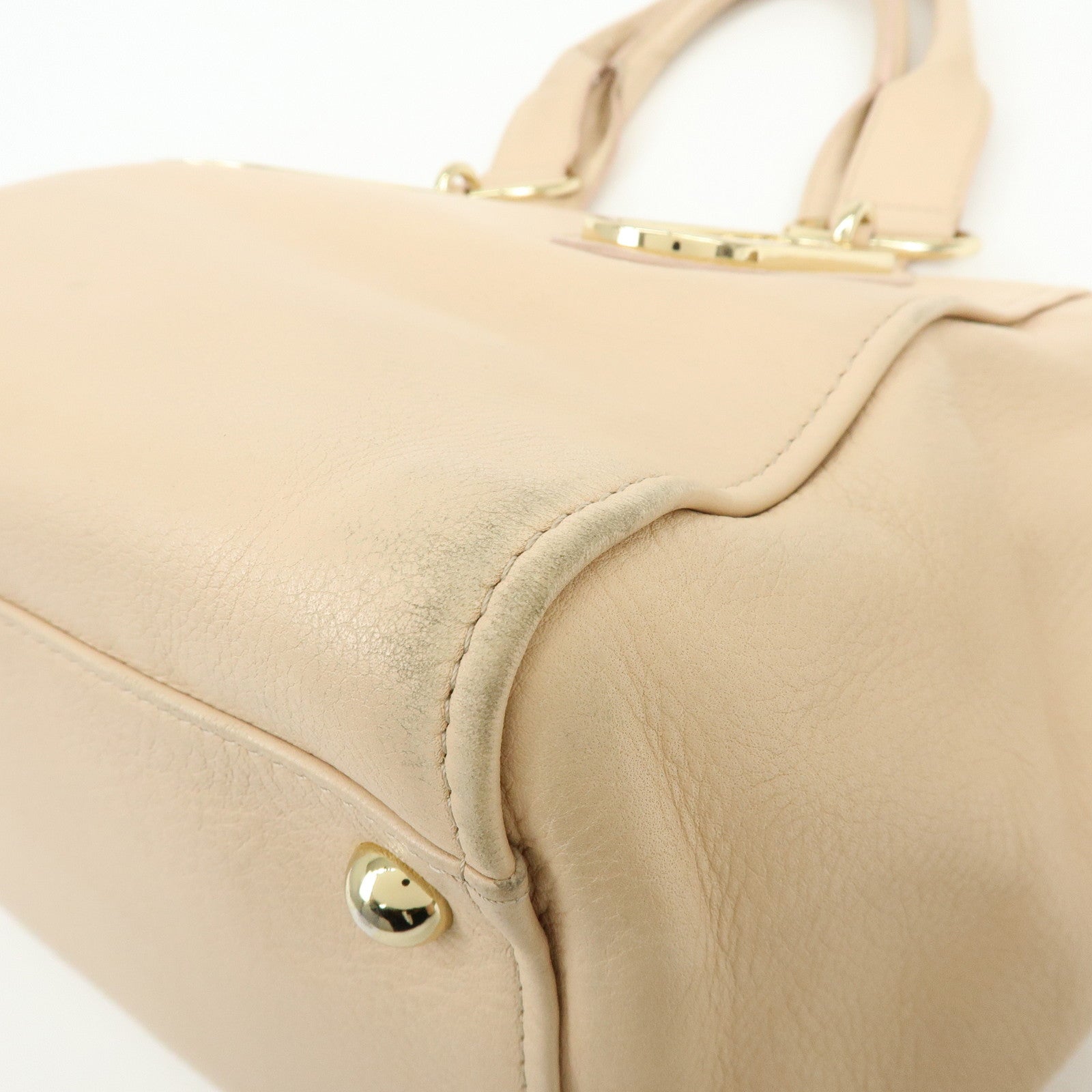 Chloe See by Chloe Paige Leather 2Way Bag Shoulder Bag Light Pink