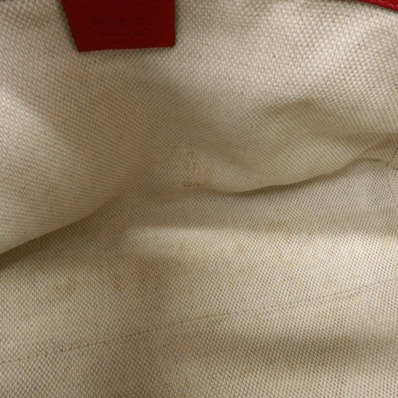 GUCCI SOHO Interlocking G Leather 2Way Bag Hand Bag Red 336751