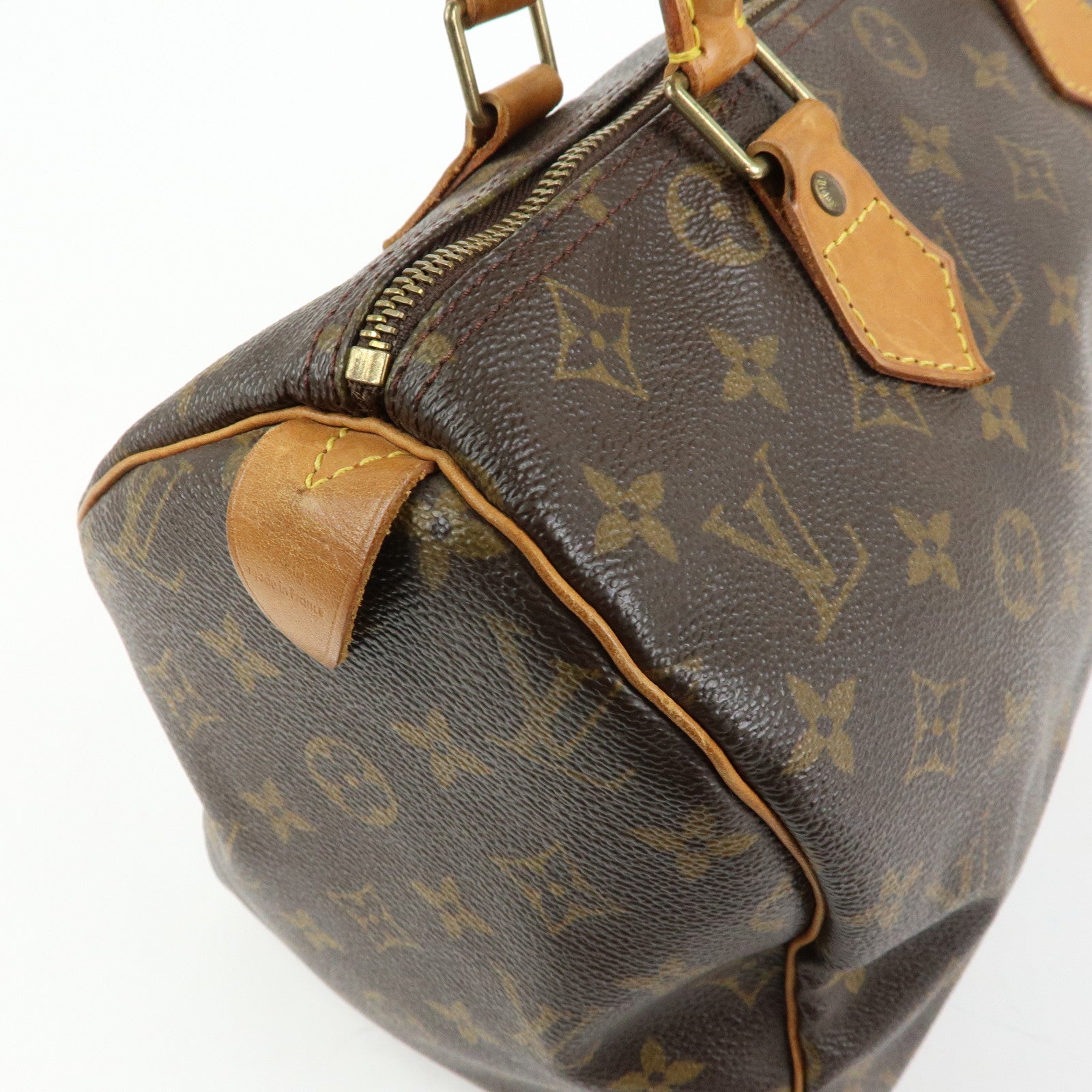 Louis Vuitton Monogram Speedy 30 Boston Bag Hand Bag Brown M41526