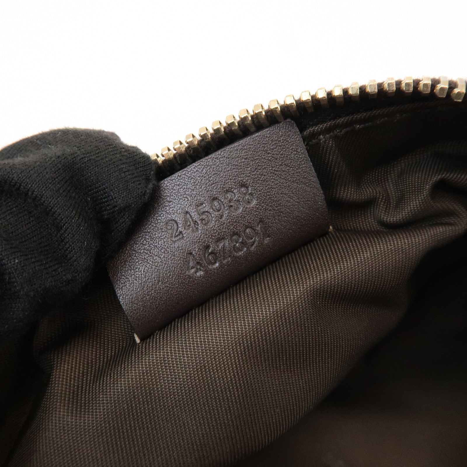 GUCCI Lovely Heart GG Canvas Leather Hand Bag Shoulder Bag 245938