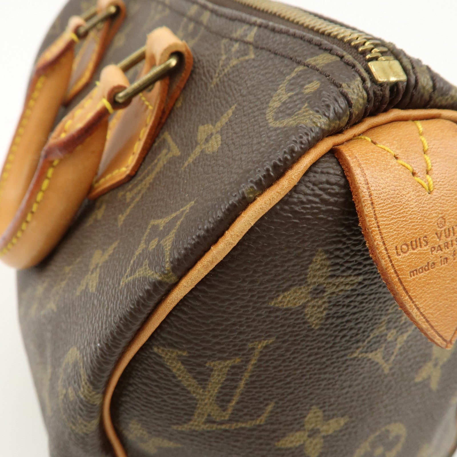 Louis Vuitton Monogram Speedy 25 Boston Bag Hand Bag Brown M41528