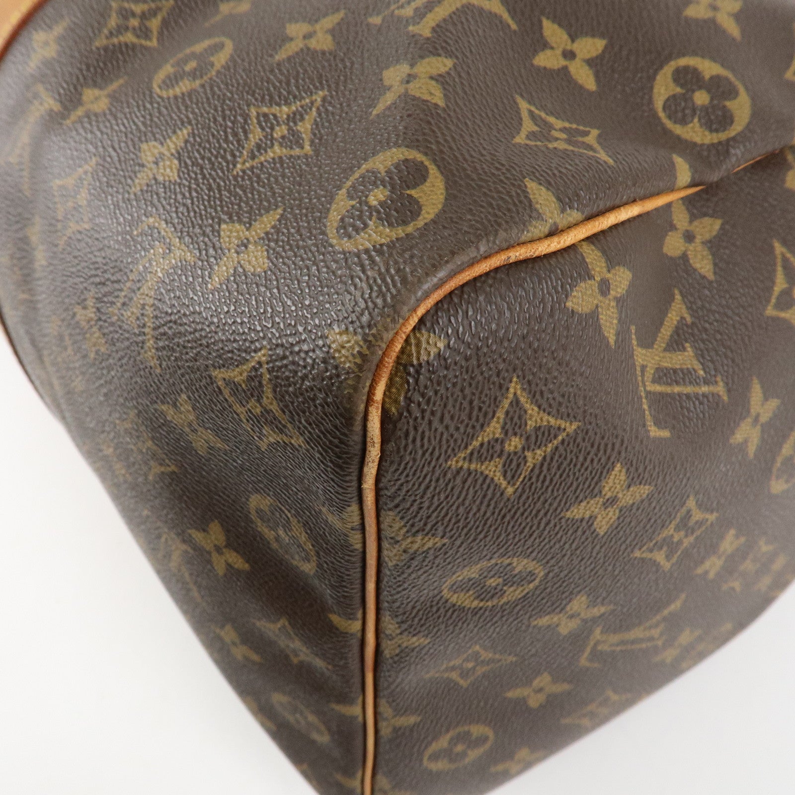 Louis Vuitton Monogram Keep All 50 Bag Boston Bag Brown M41426 Used