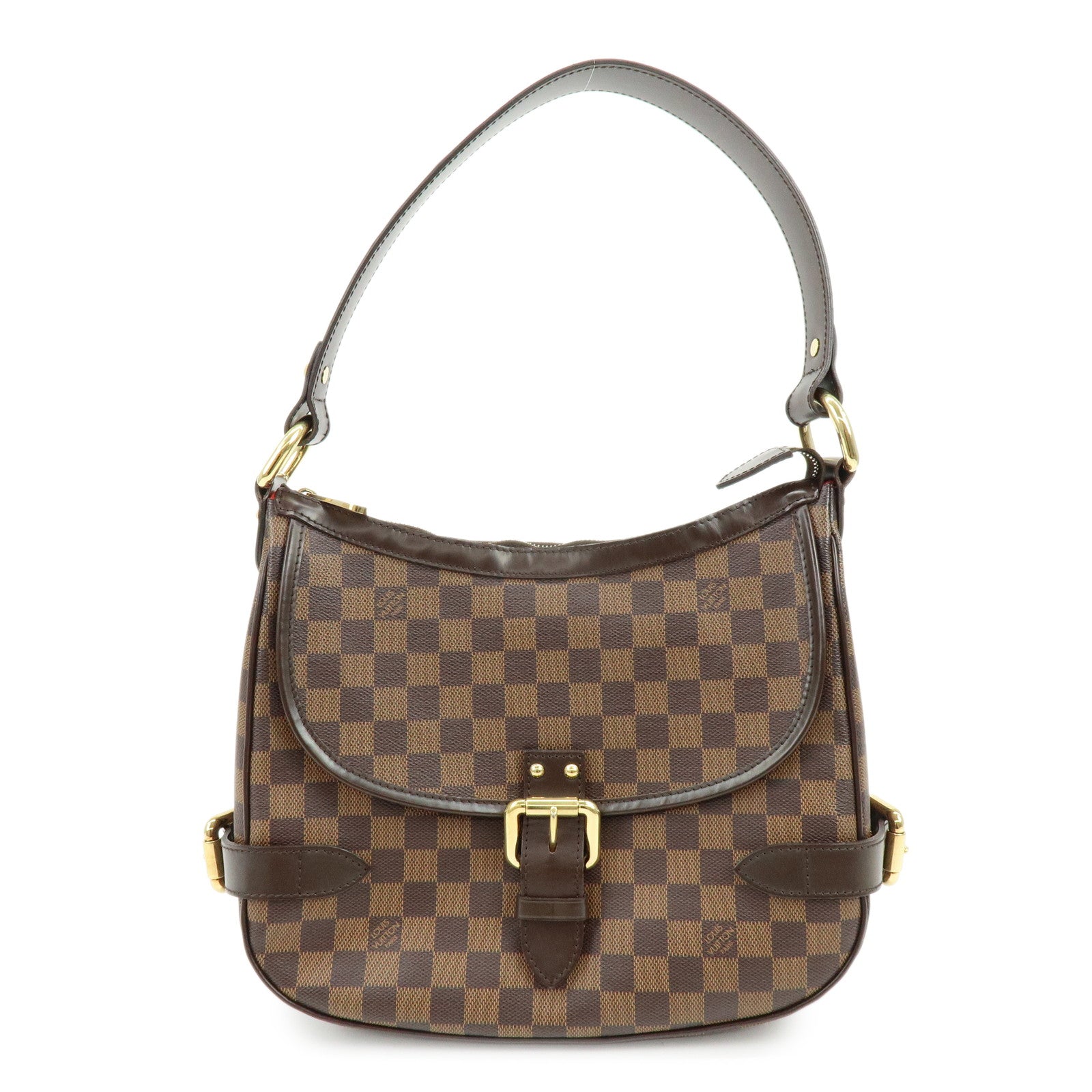 Louis Vuitton Damier Highbury Canvas Shoulder Bag Brown N51200