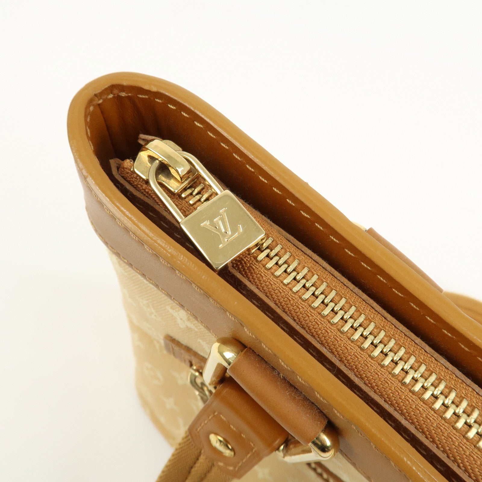 Louis Vuitton Monogram Mini Lucille PM Hand Bag Beige M92684