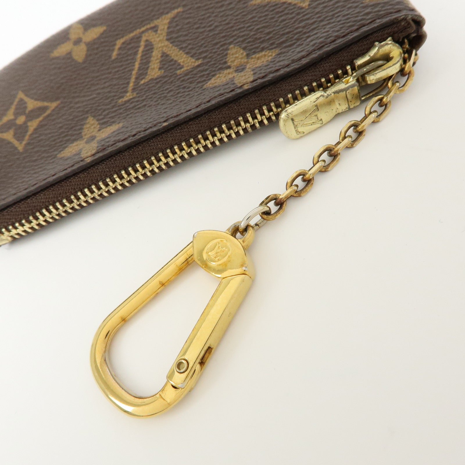 Louis Vuitton Monogram Pochette Cles Coin Case Key Case M62650