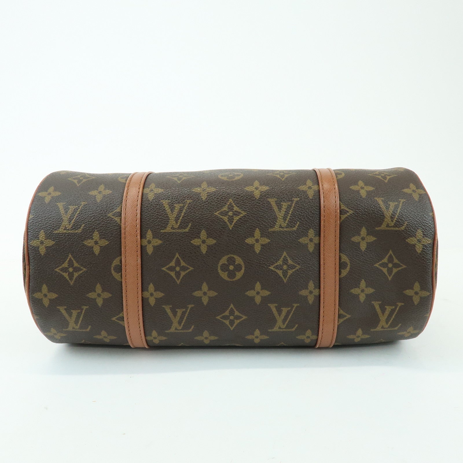 Louis Vuitton Monogram Papillon 30 Hand Bag Brown M51385