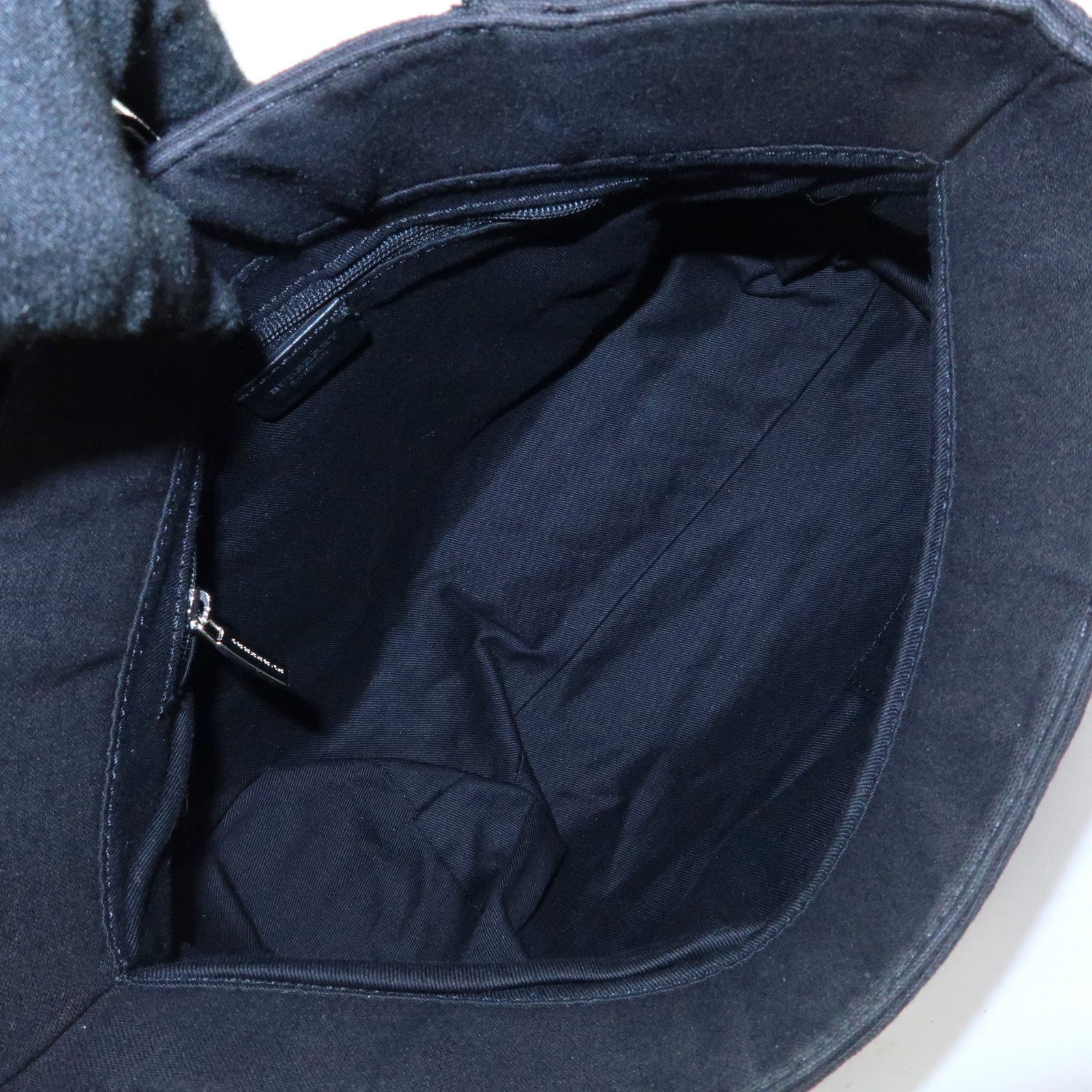BURBERRY Canvas Leather Tote Bag Hand Bag Plaid Black