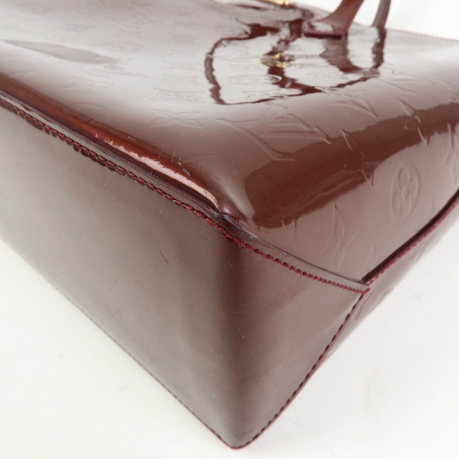 Louis Vuitton Monogram Vernis Leather Wilshire MM Tote Bag M91646