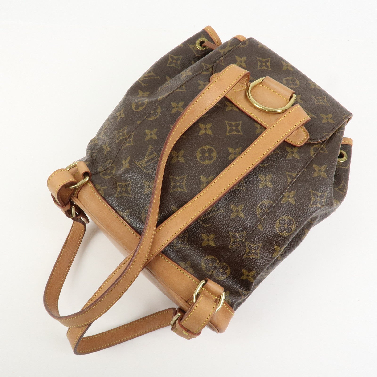 Louis Vuitton Monogram Canvas Montsouris MM Backpack Brown M51136