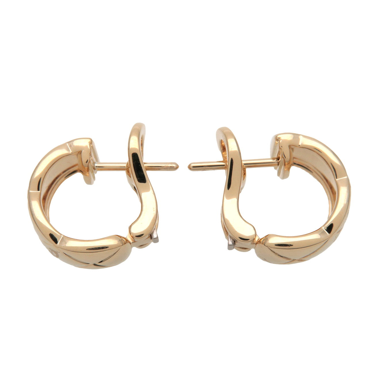 CHANEL COCO Crush Earrings K18 750YG Yellow Gold J11134