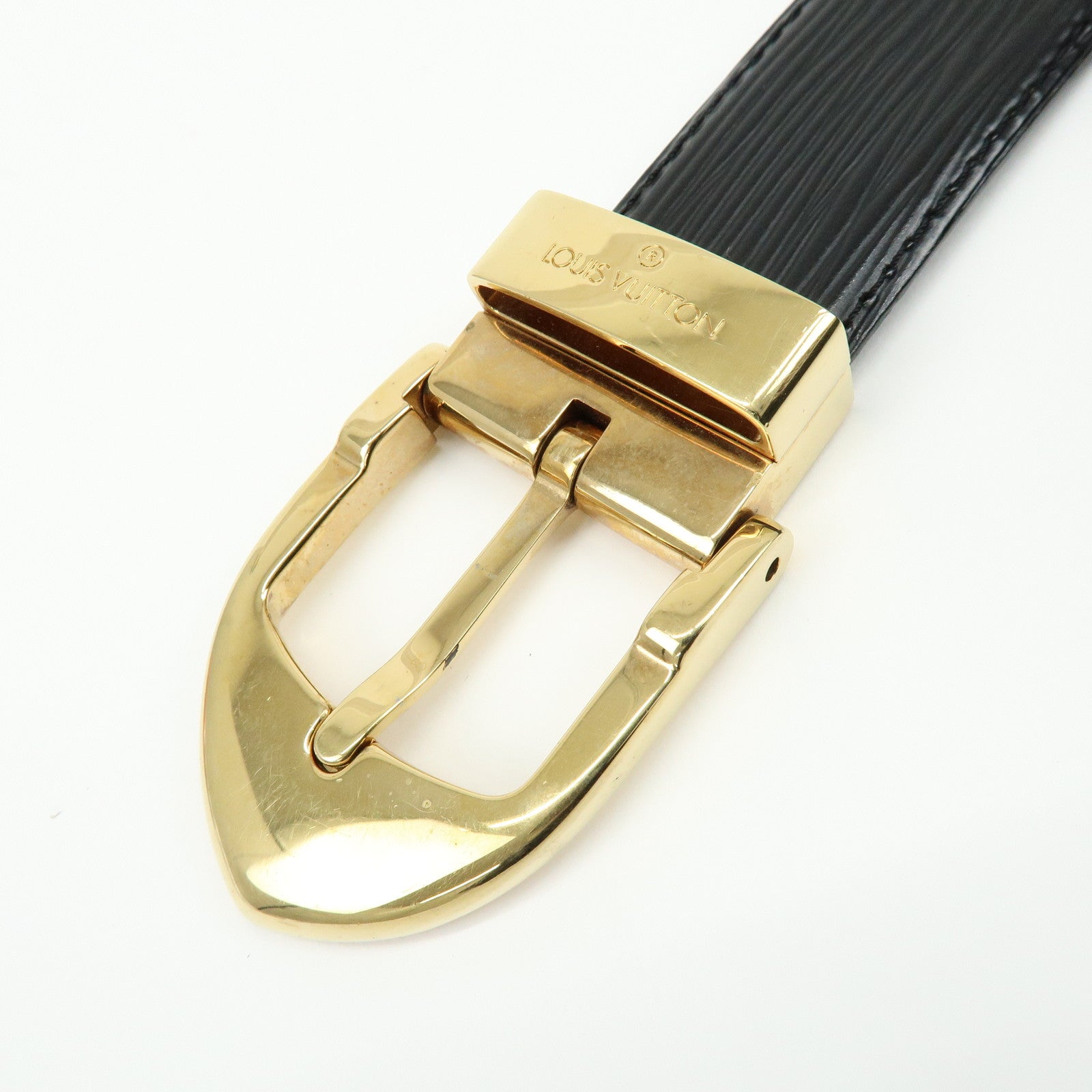 Louis Vuitton Epi Leather Ceinture Classic Belt Noir M6832