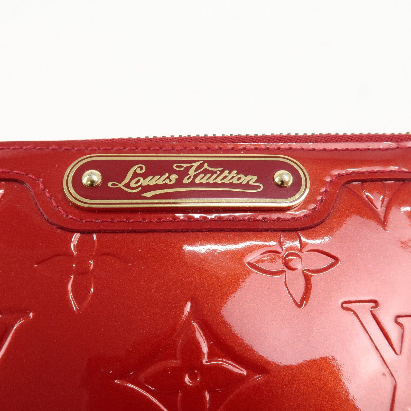 Louis Vuitton Monogram Vernis Pochette Cles NM Cerise M90214