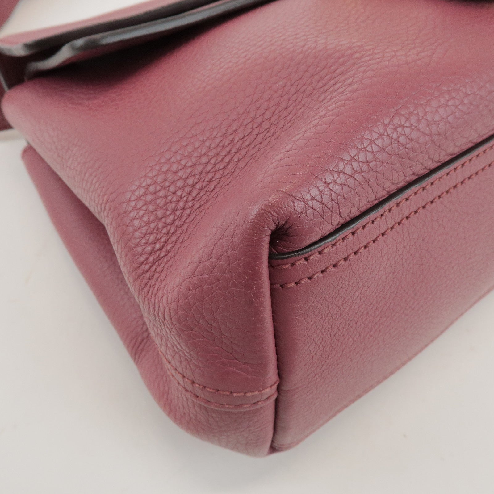 GUCCI GG Marmont Leather Shoulder Bag Rose Pink 401173