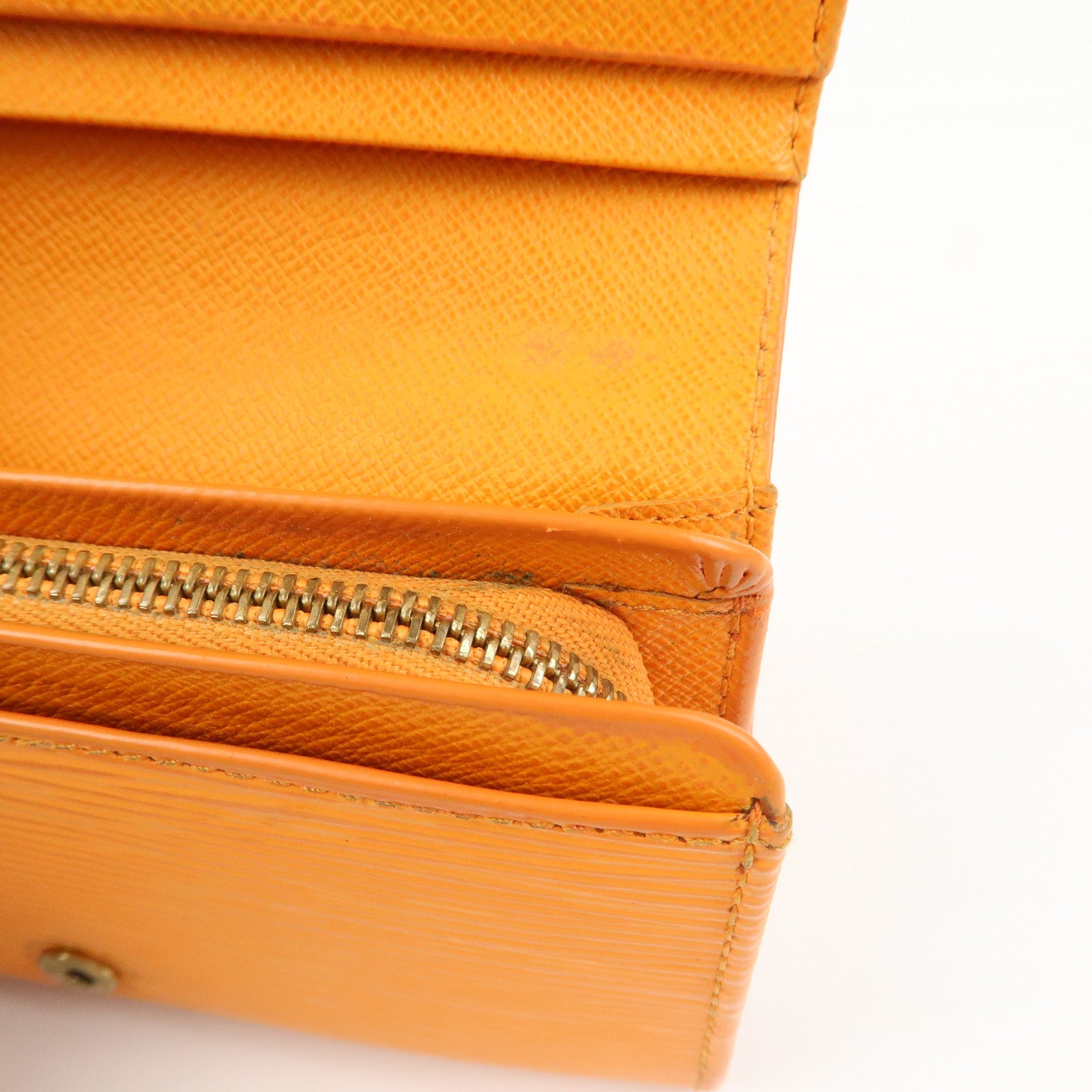 Louis Vuitton Epi Leather Porte Monnaie Billet Tresor Wallet M6350H