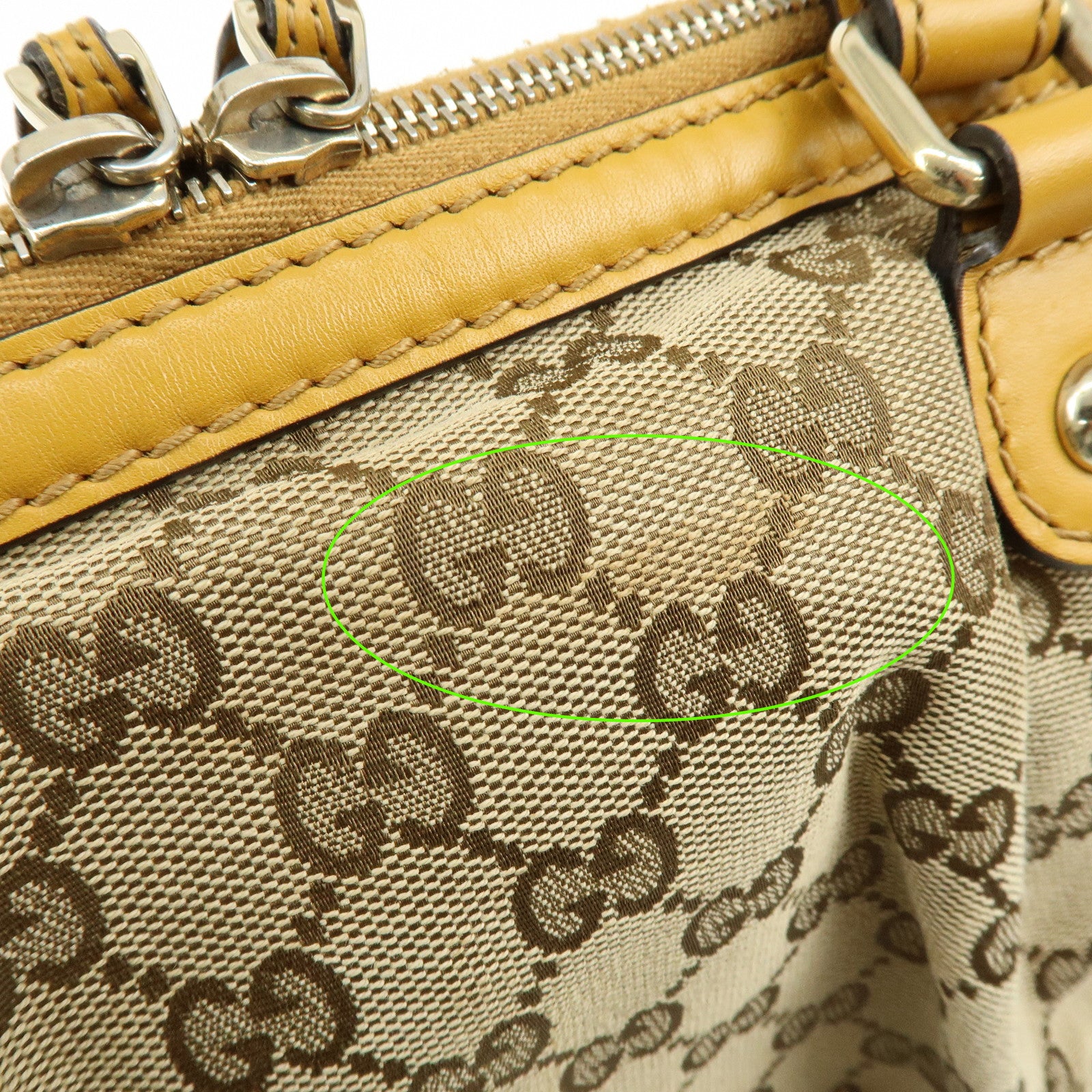 GUCCI Sukey Interlocking GG Canvas Leather 2Way Shoulder Bag 247902