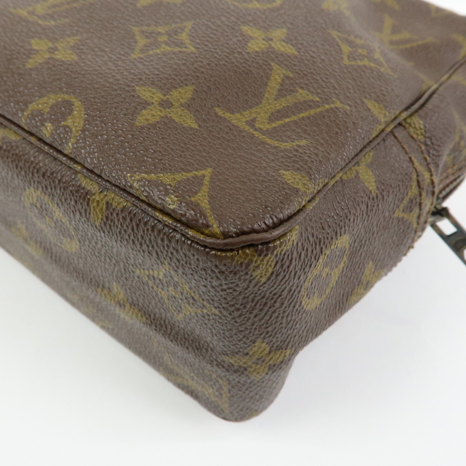 Louis Vuitton Monogram Trousse Toilette 28 Pouch Brown M47522