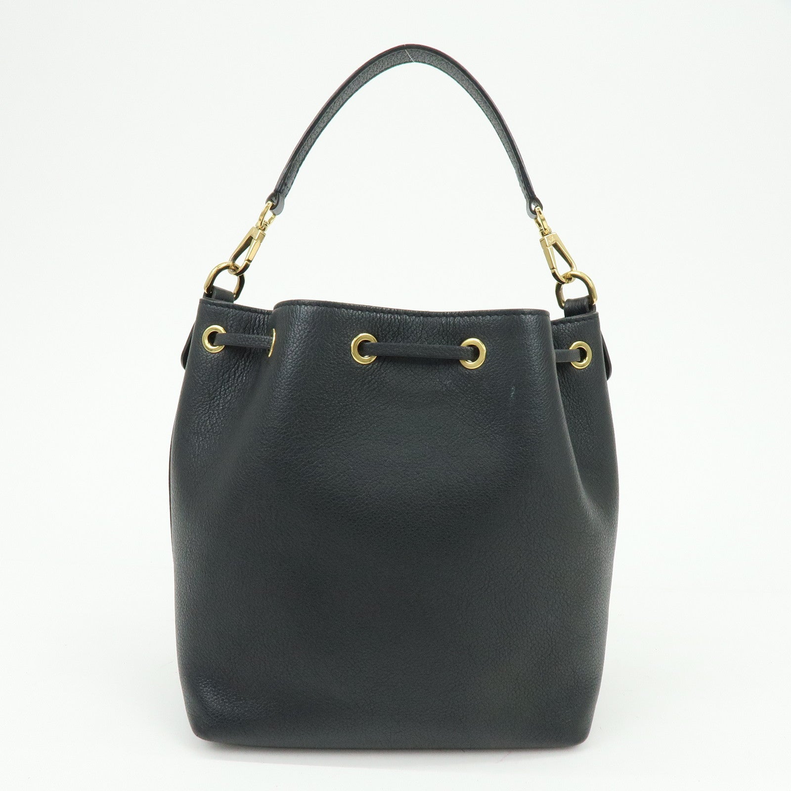 Louis Vuitton Lockme Bucket NV 2Way Bag Hand Bag Black M57687