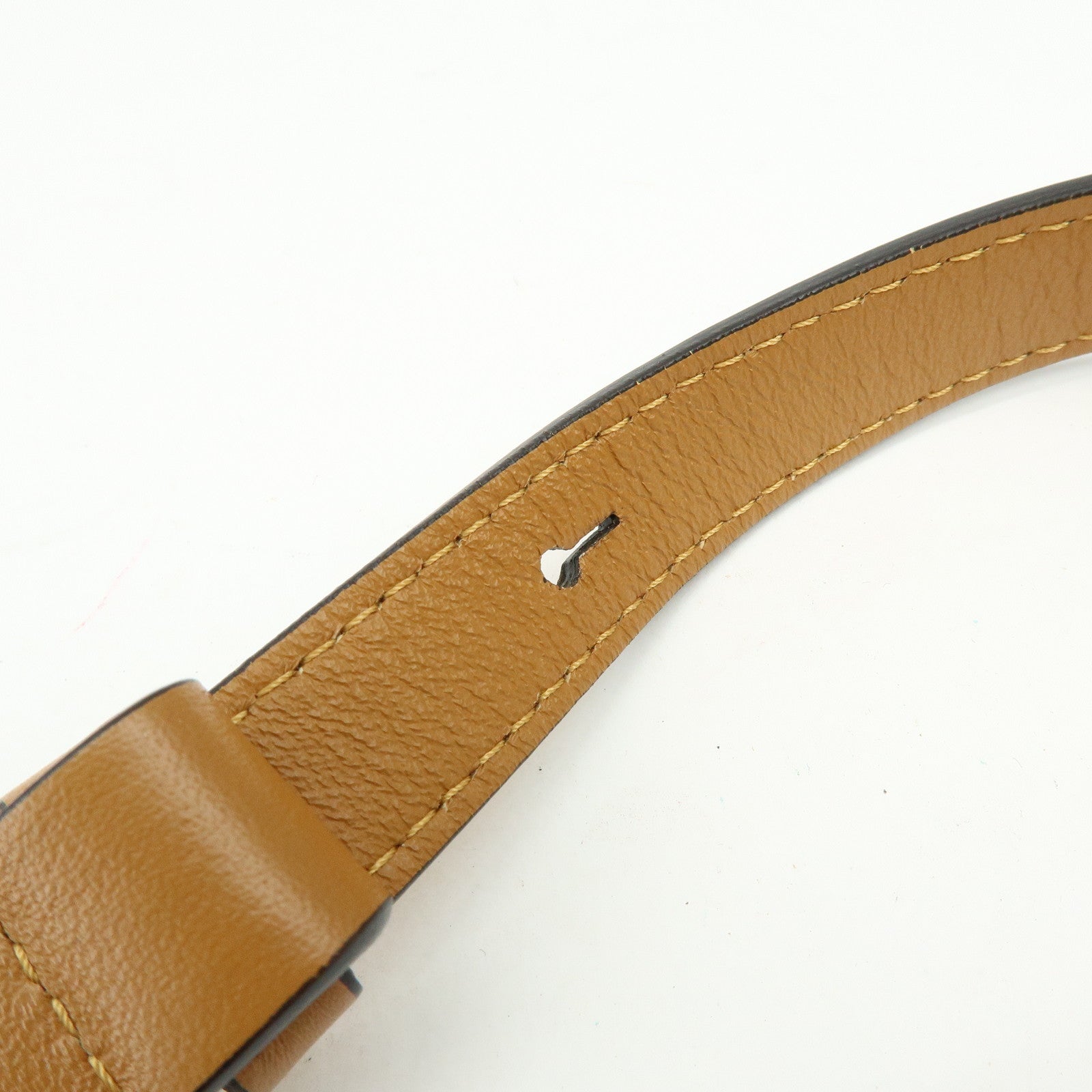 Chloe See By Chloe Embosssed Leather 2Way Bag Shoulder Bag Brown