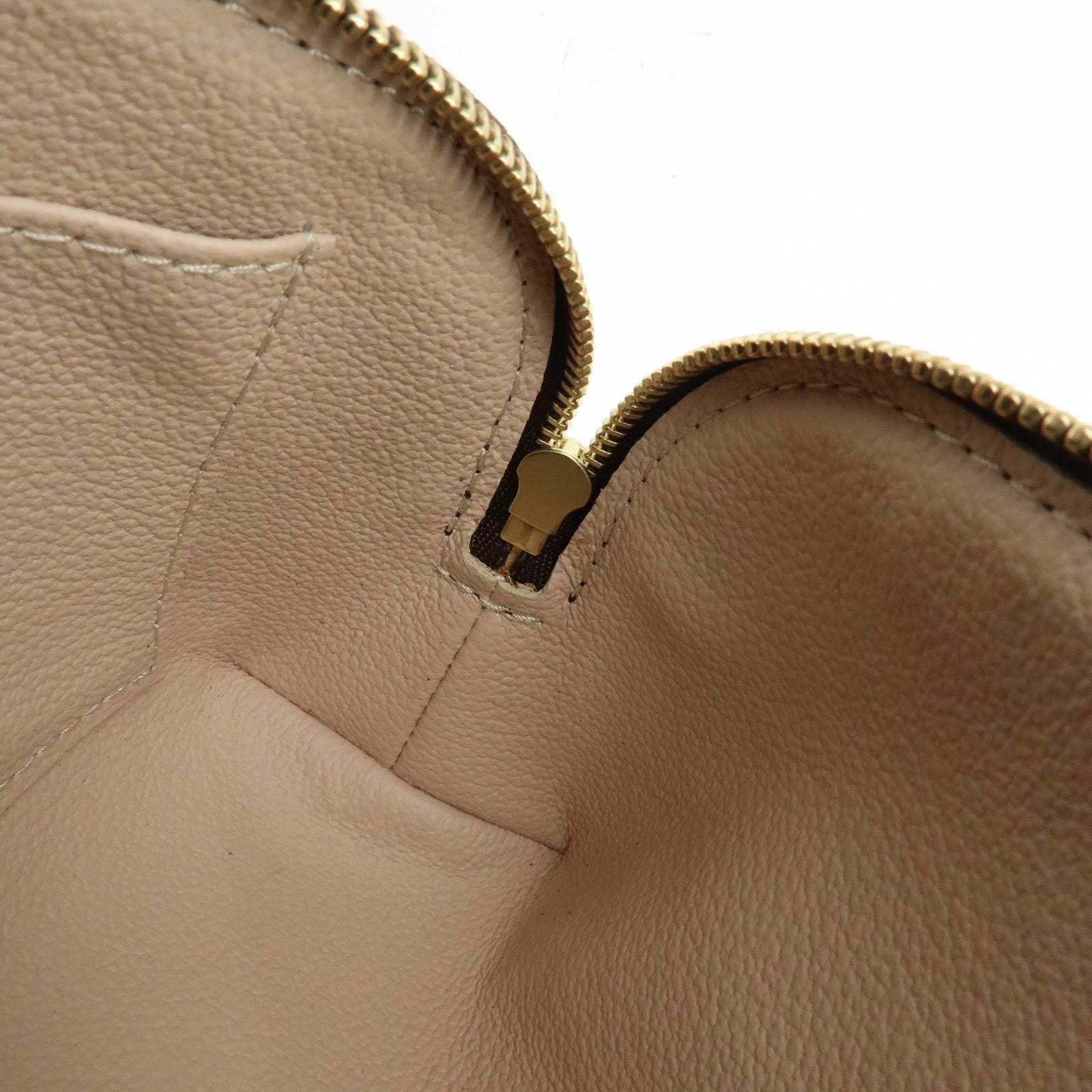 Louis Vuitton Monogram Pochette Cosmetic PM Pouch Brown M47515
