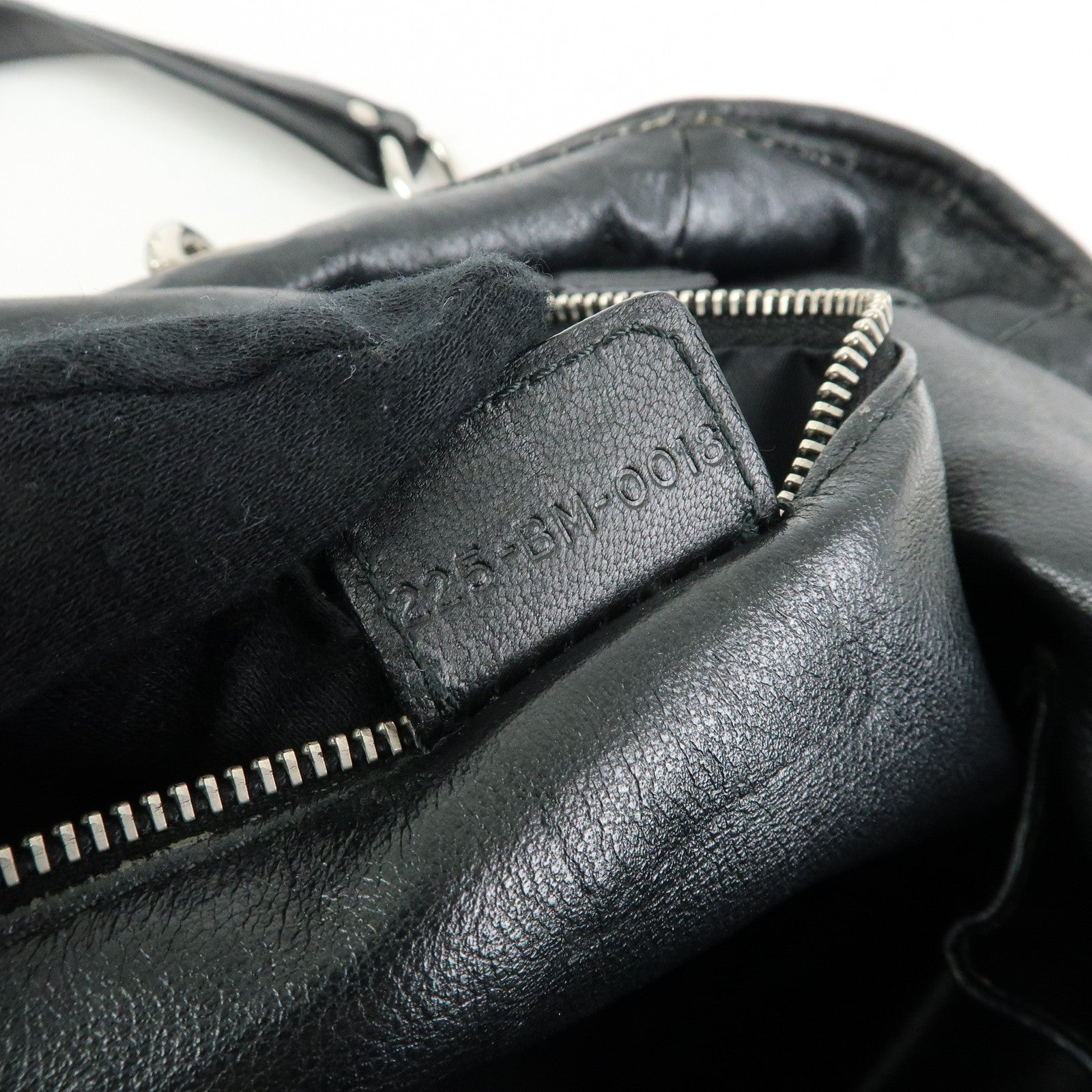 Christian Dior Woven Leather Tote Bag Shoulder Bag Black
