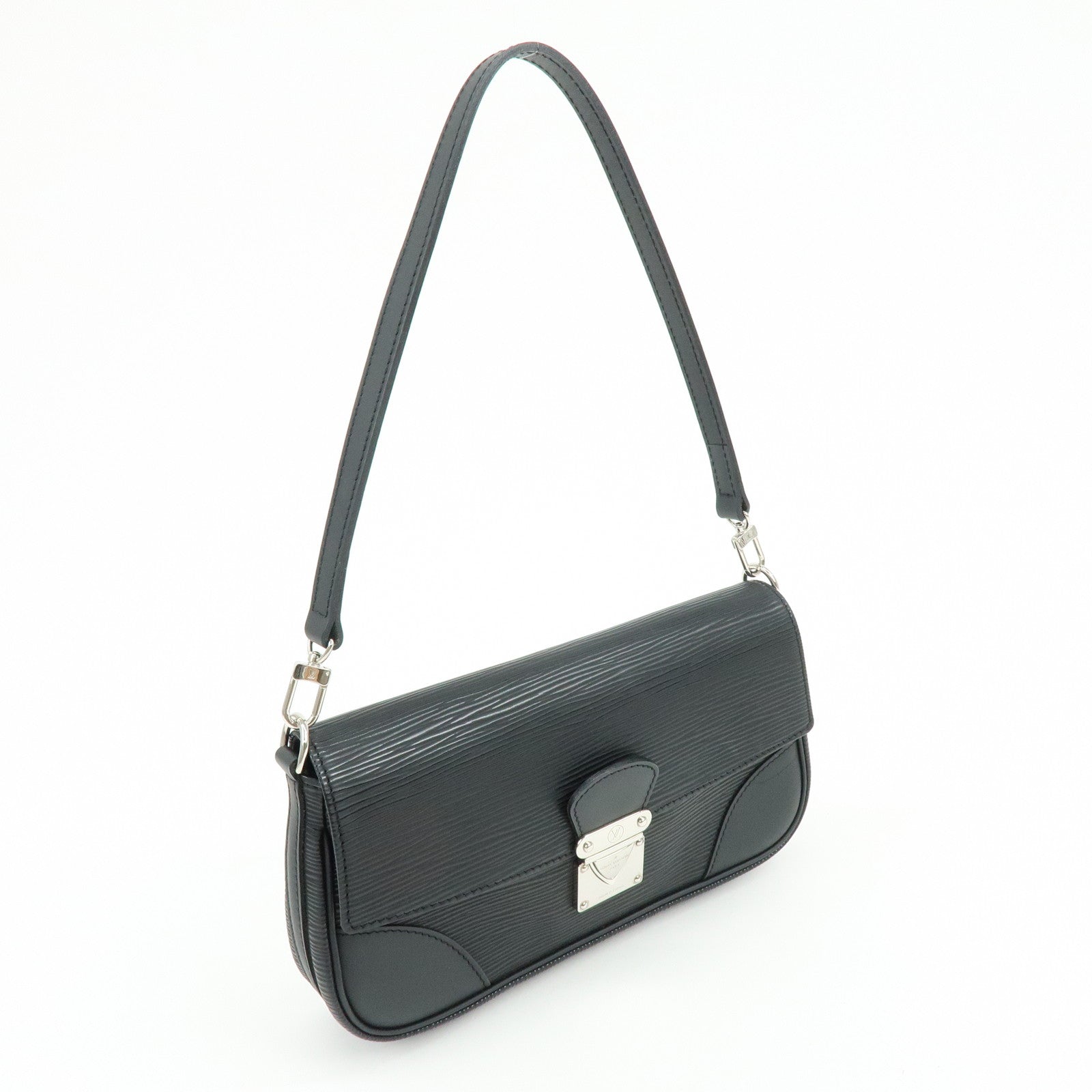 Louis Vuitton Epi Leather Pochette Segur Hand Bag Noir M58882