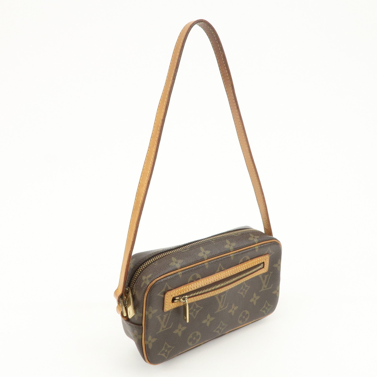 Louis Vuitton Monogram Pochette Cite Shoulder Bag Brown M51183