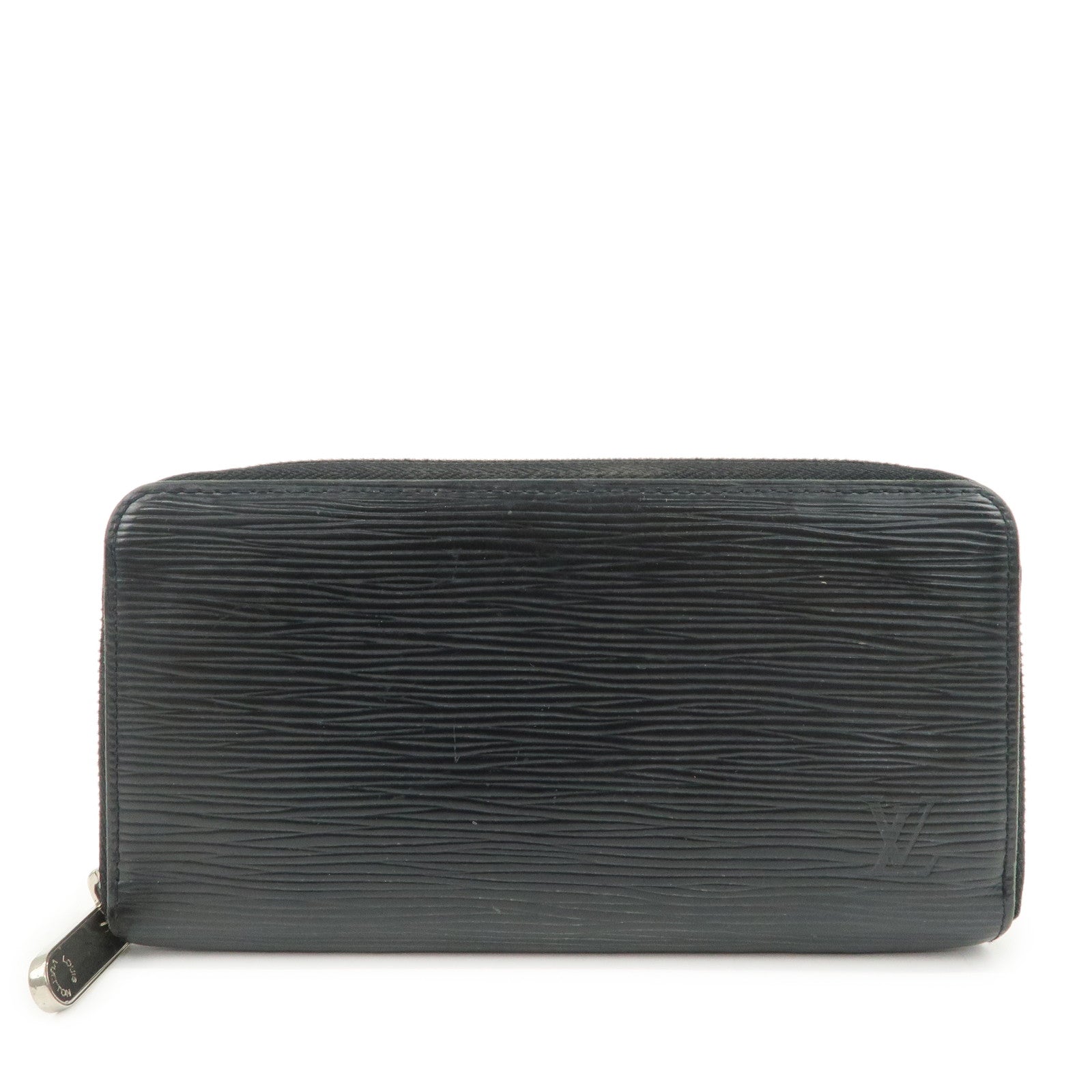 Louis Vuitton Epi leather Round Zippy Long Wallet Noir M60072