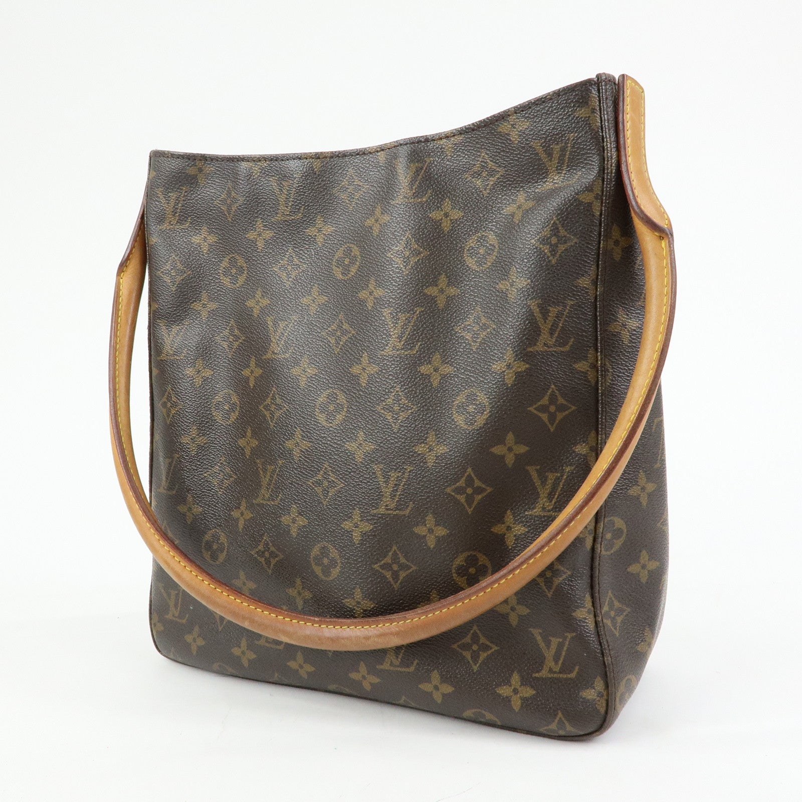 Louis Vuitton Monogram Looping GM Shoulder Bag Brown M51145