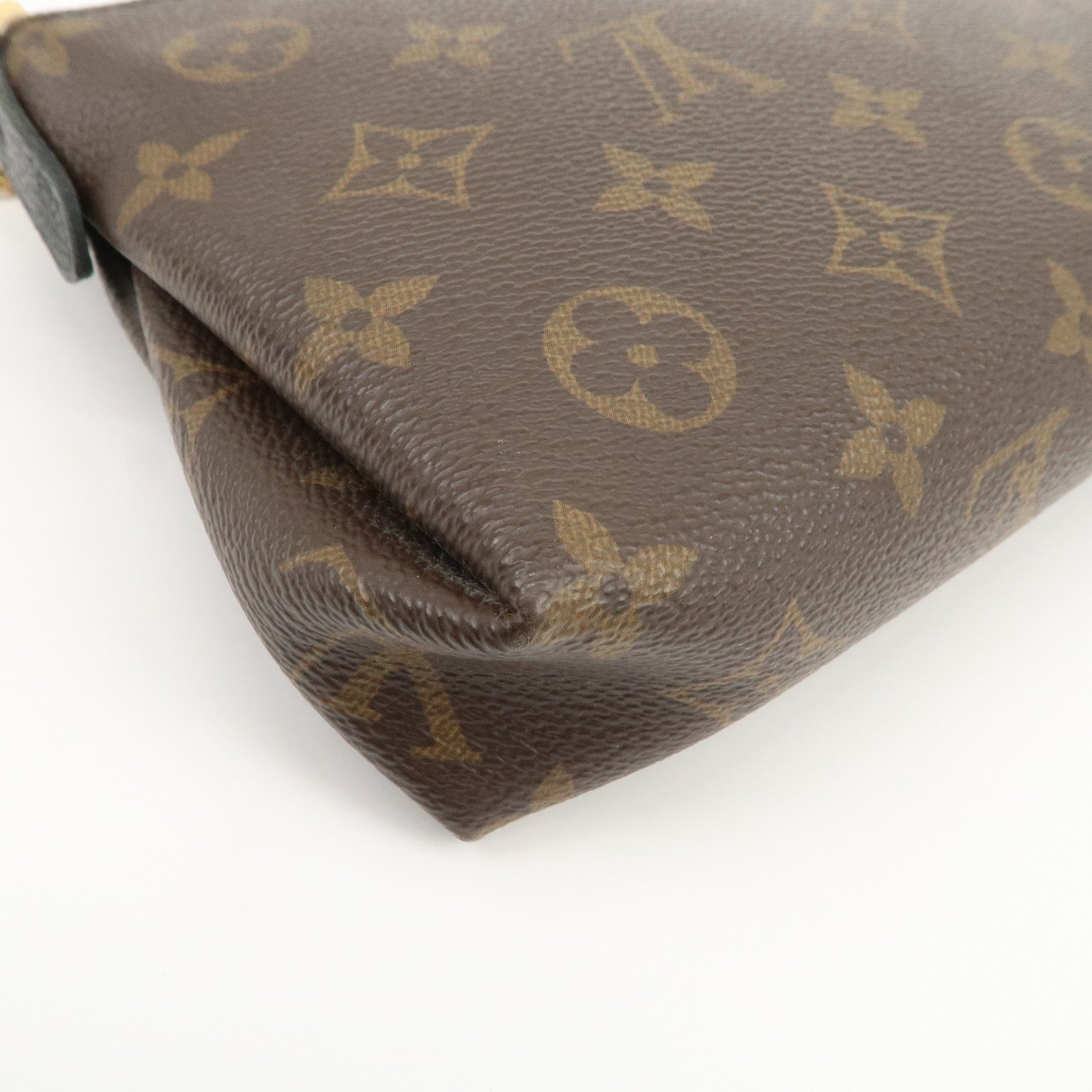 Louis Vuitton Monogram Pallas Clutch 2Way Shoulder Bag Noir M41639