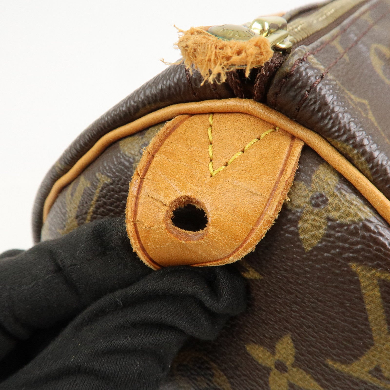 Louis Vuitton Monogram Speedy 30 Boston Bag Hand Bag Brown M41526