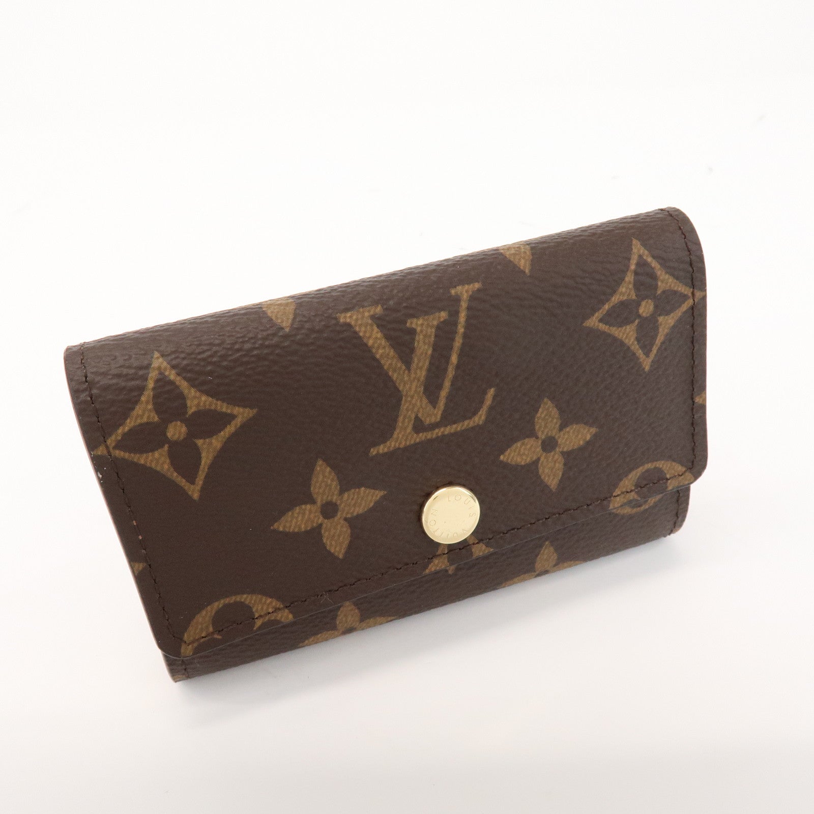 Louis Vuitton Monogram Canvas Multicles 6 Key Case Brown M62630