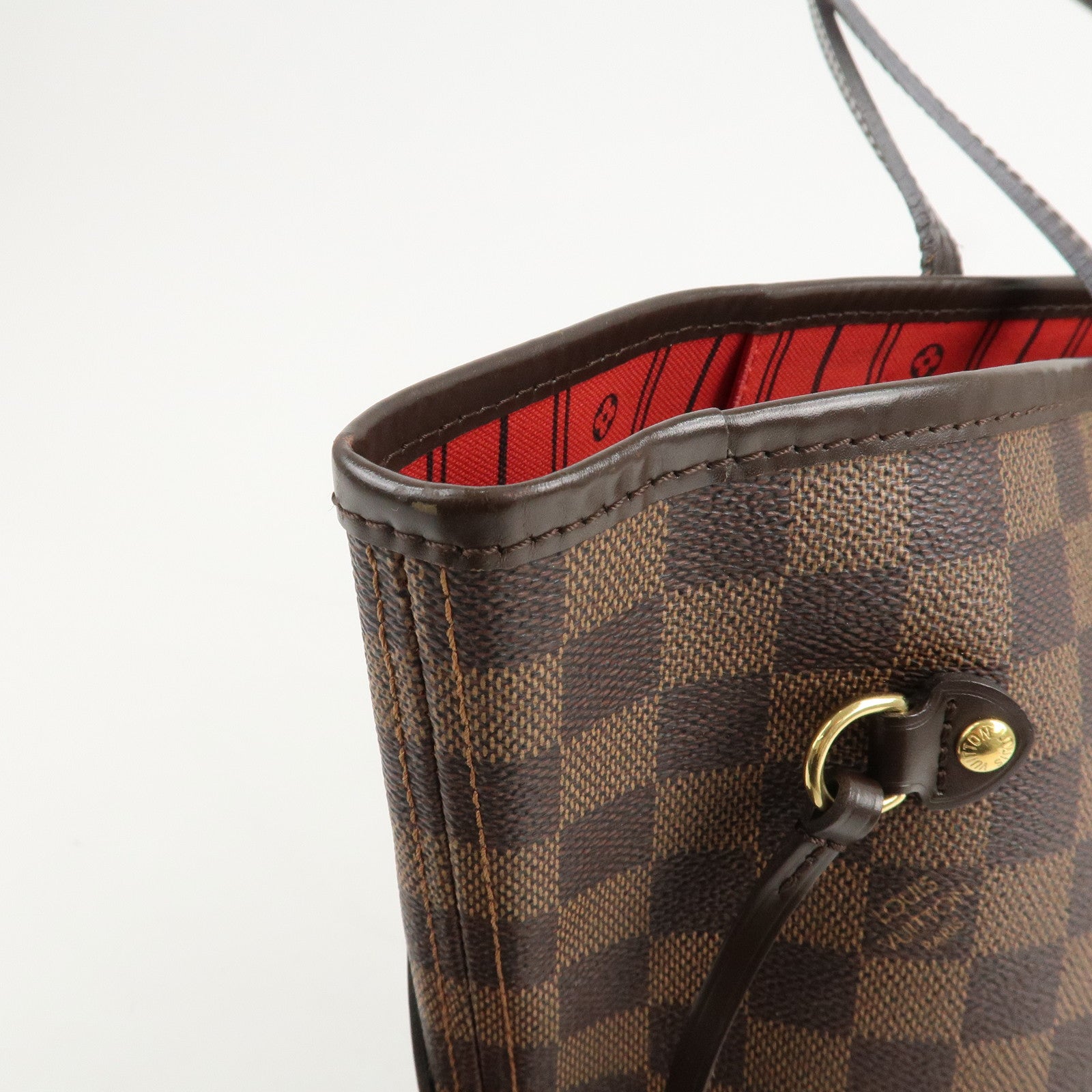 Louis Vuitton Damier Ebene Canvas Neverfull MM Tote Bag N51105