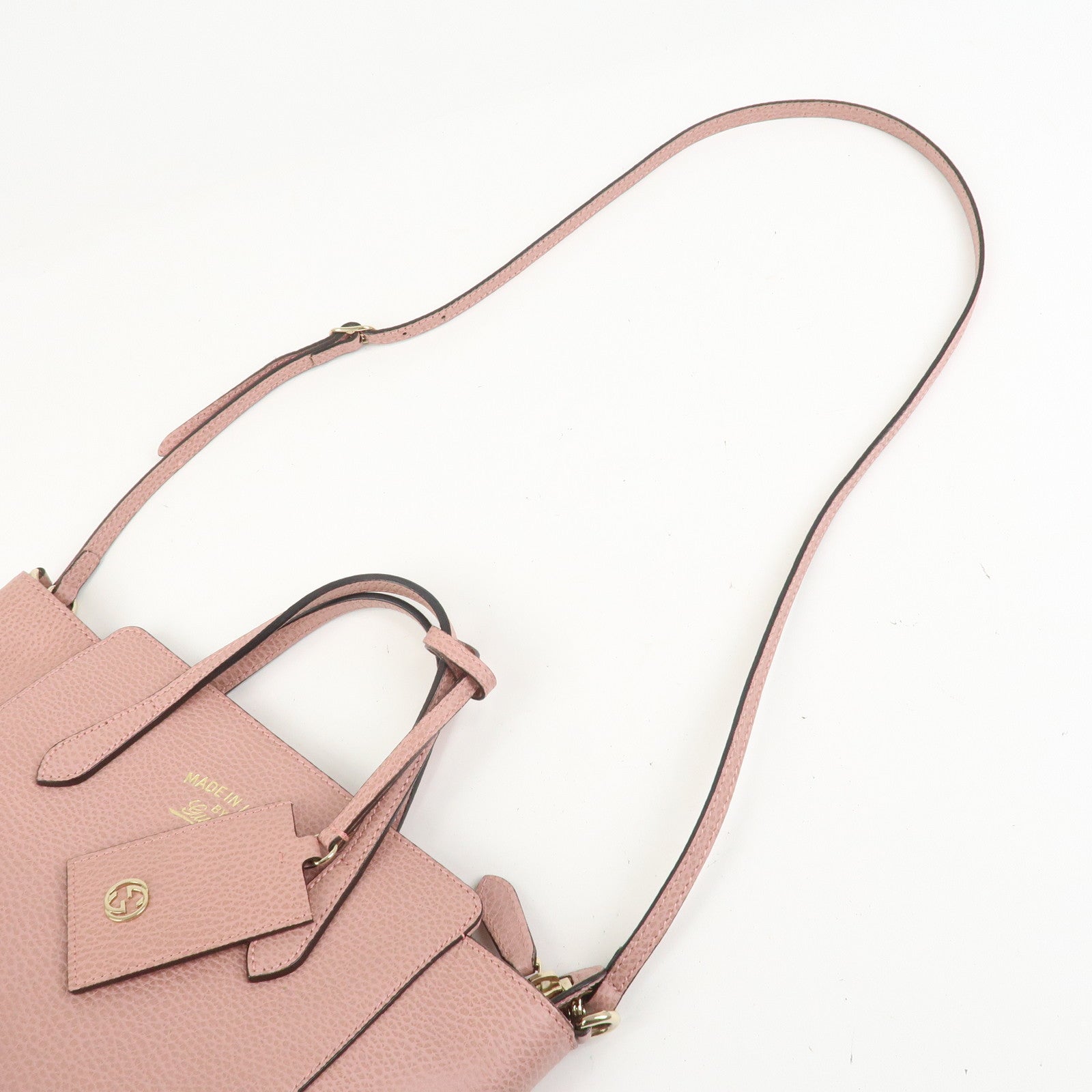 GUCCI Swing Mini 2Way Bag Hand Bag Shoulder Bag Pink 368827