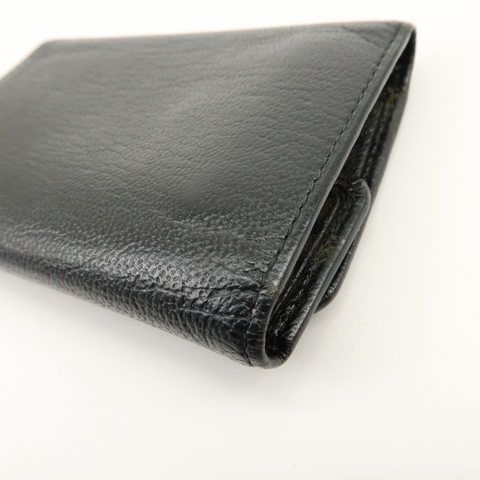 CHANEL COCO Mark Leather Key Case Key Holder Black