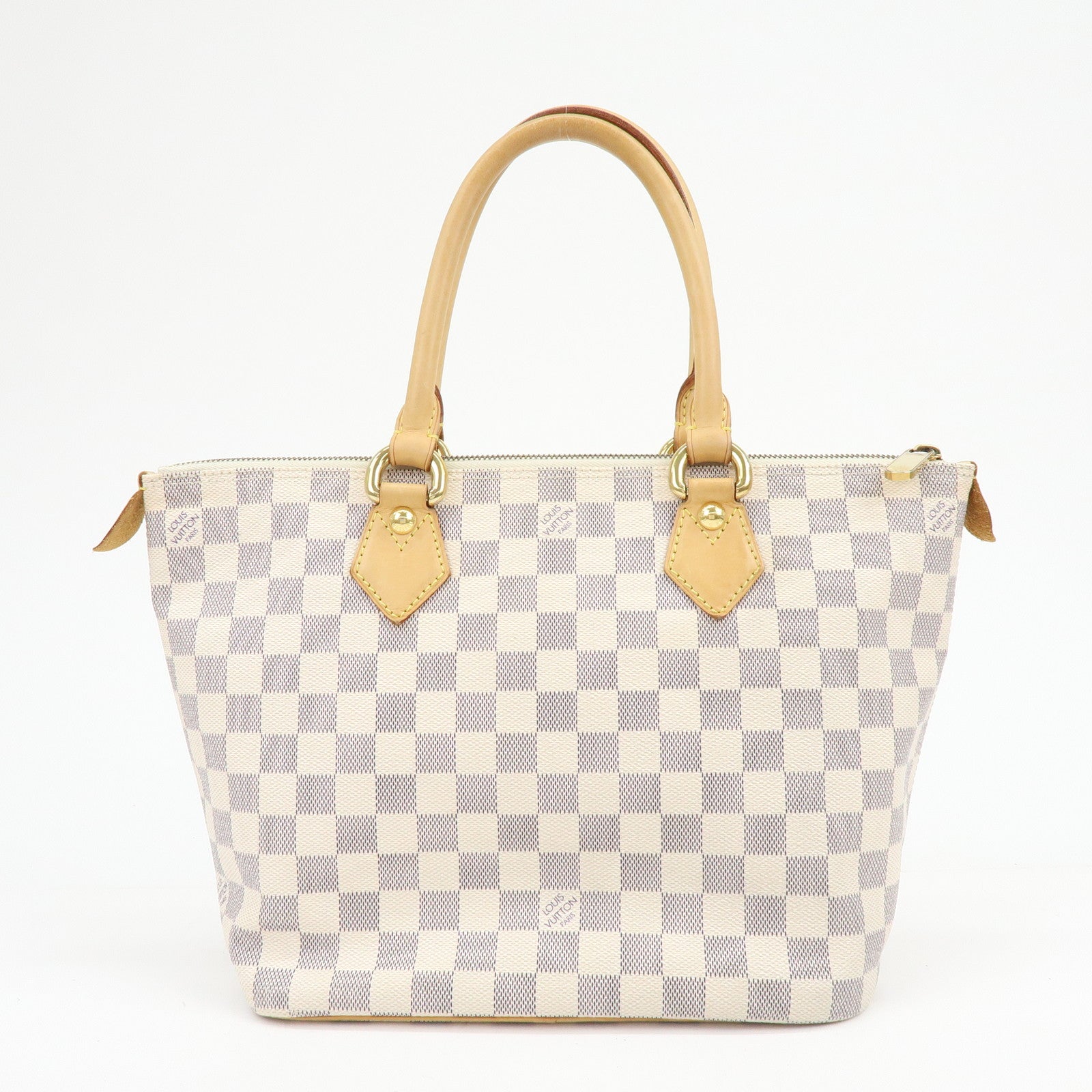 Louis Vuitton Damier Azur Saleya PM Tote Bag Hand Bag N51186