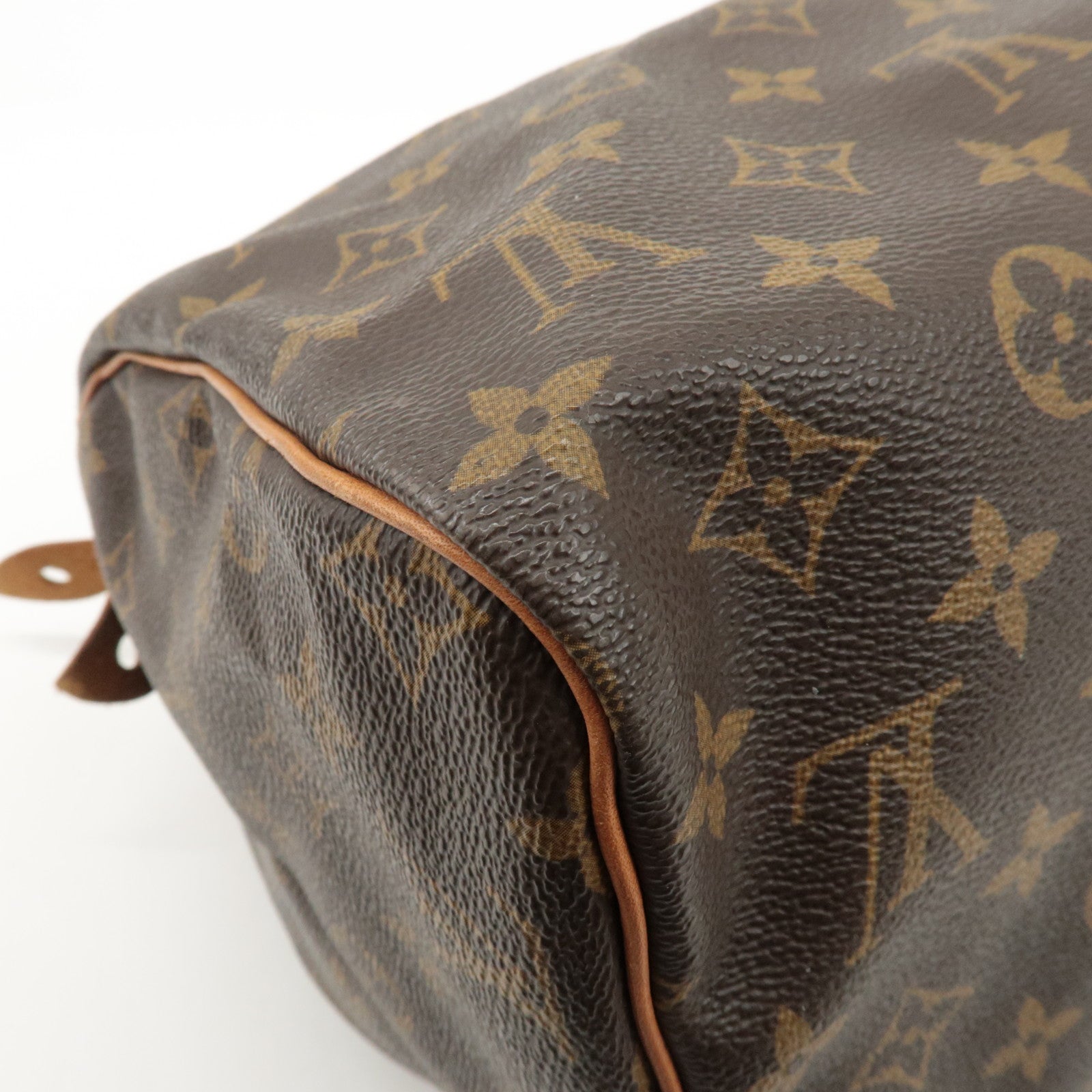 Louis Vuitton Monogram Speedy 30 Hand Bag Boston Bag M41526 Used