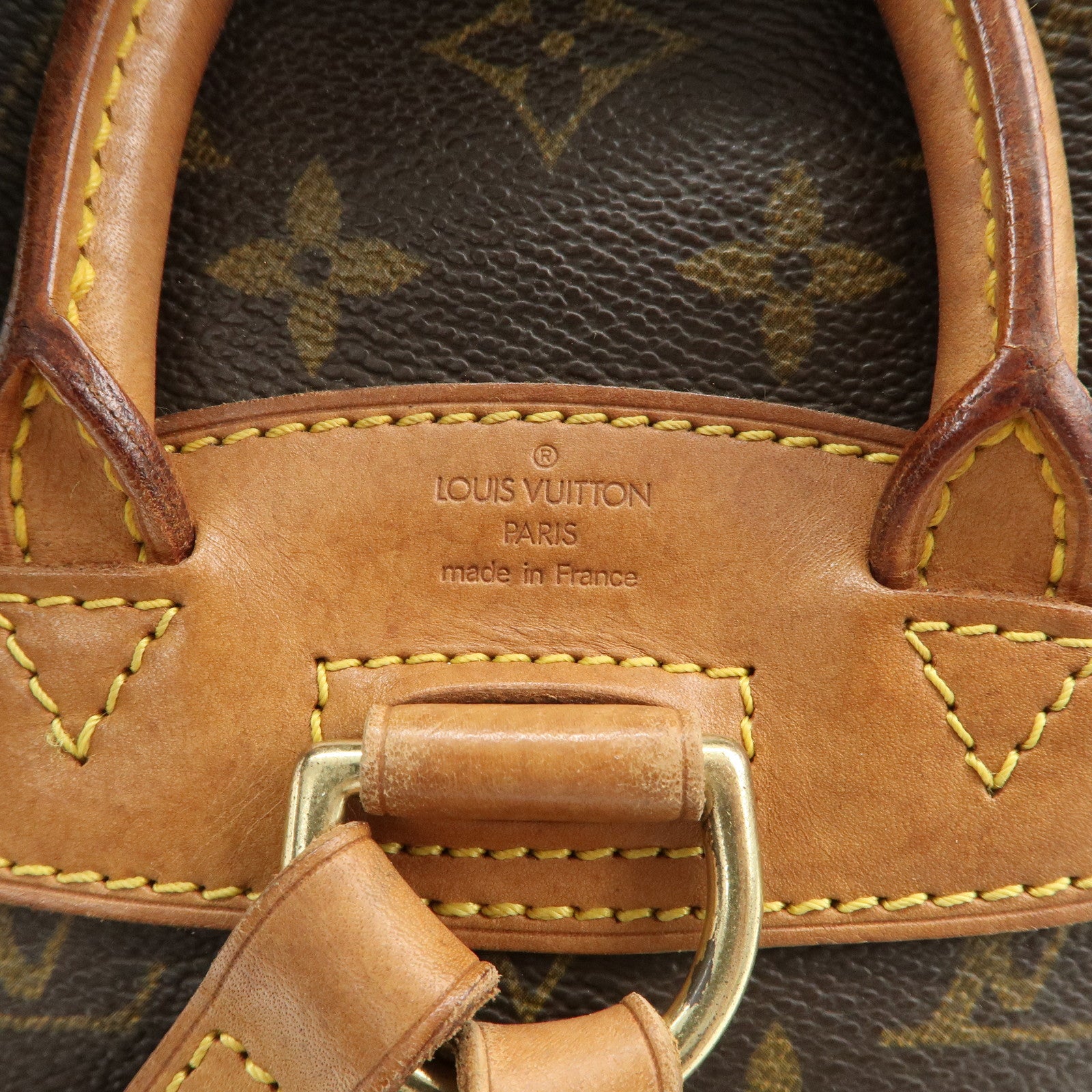Louis Vuitton Monogram Mini Montsouris Canvas Backpack Brown M51137