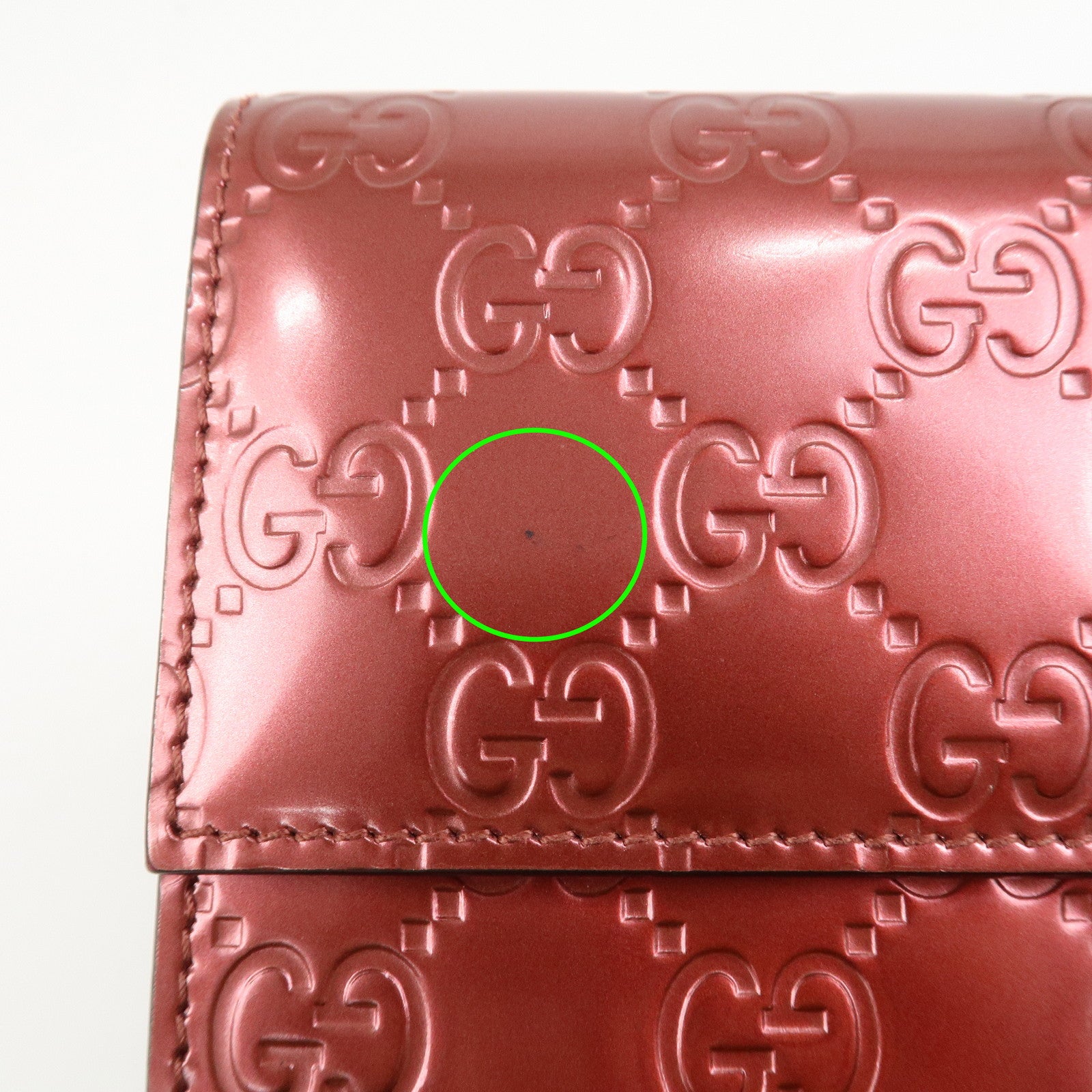 GUCCI Guccissima Interlocking G Lovely Heart Long Wallet 251861