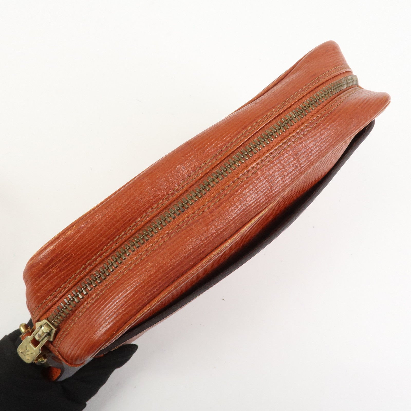 Louis Vuitton Epi Trocadero 24 Shoulder Bag Kenya Brown M52313