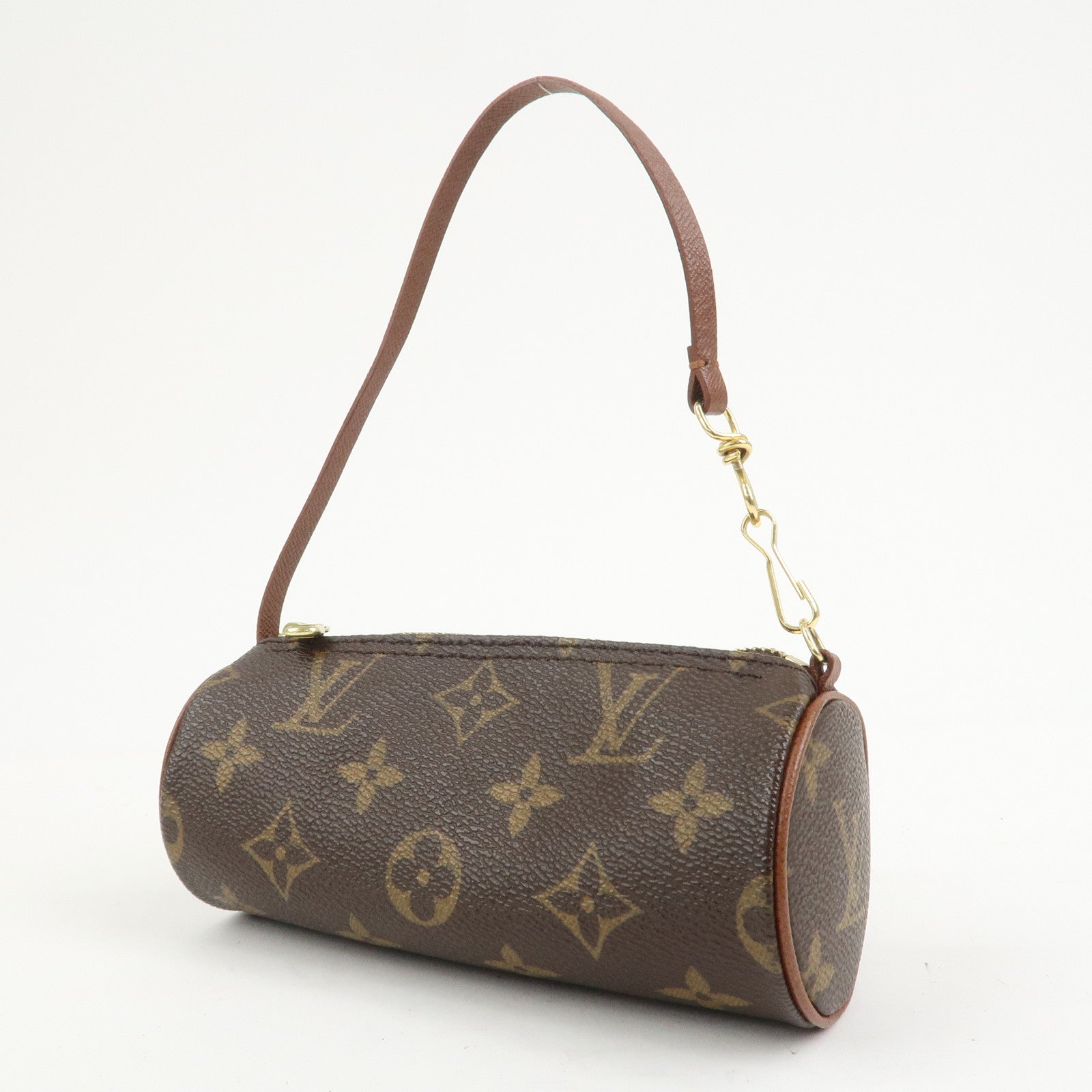 Louis Vuitton Monogram Mini Pouch for Papillon Bag Old Style Brown