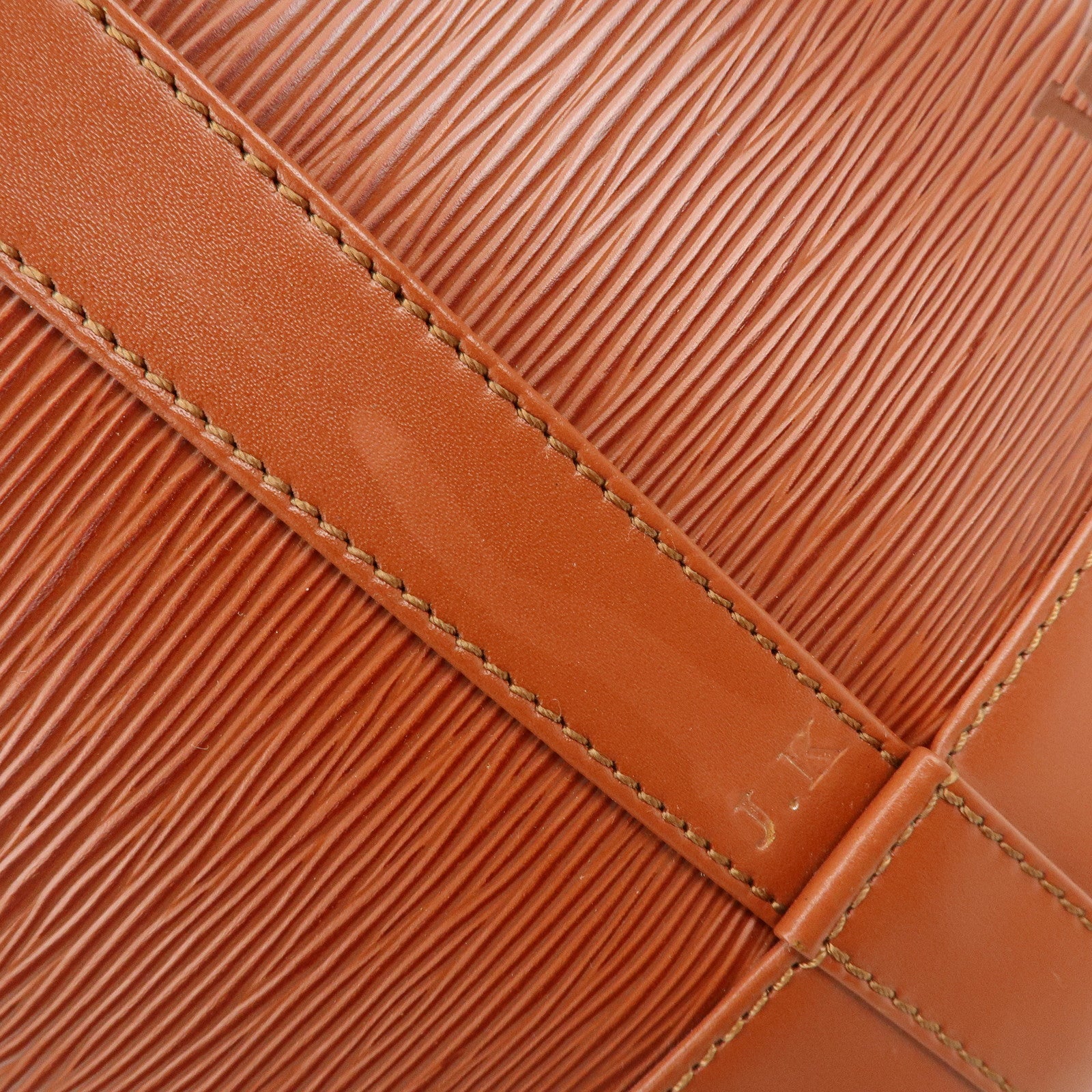 Louis Vuitton Epi Randonnee PM Shoulder Bag Kenya Brown M52353